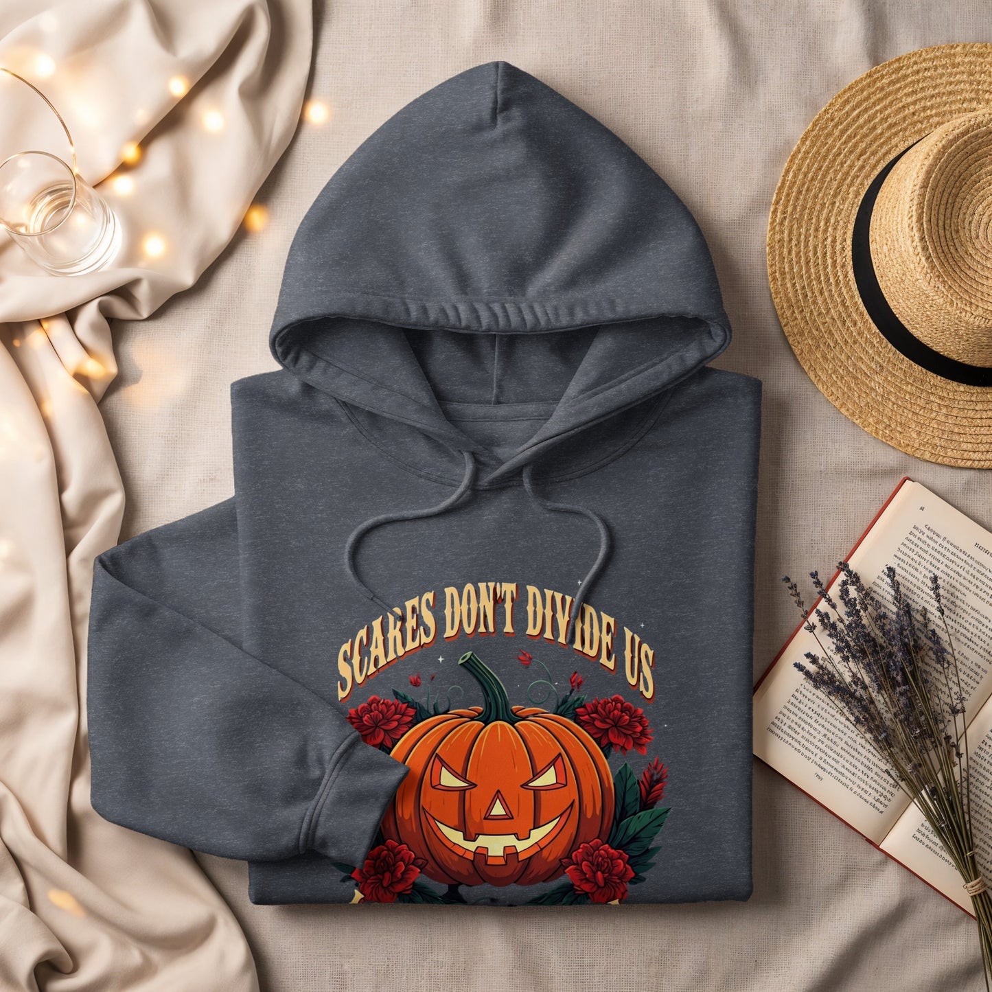 Scares Don't Divide Us Halloween Hoodie product type