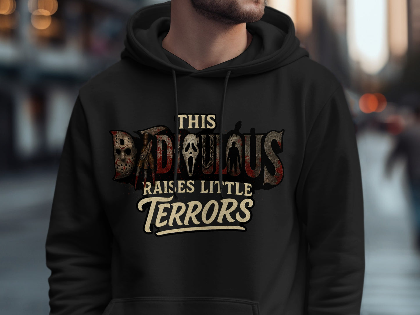 This Dad Raises Little Terrors Hoodie product type