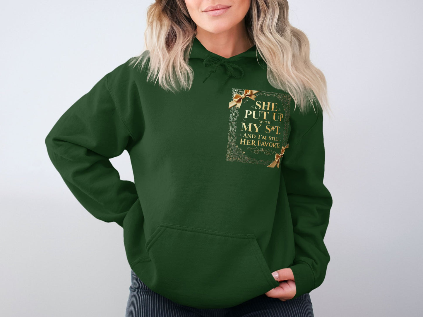 She Put Up With My Sh*t And I Am Her Favorite Hoodie Product