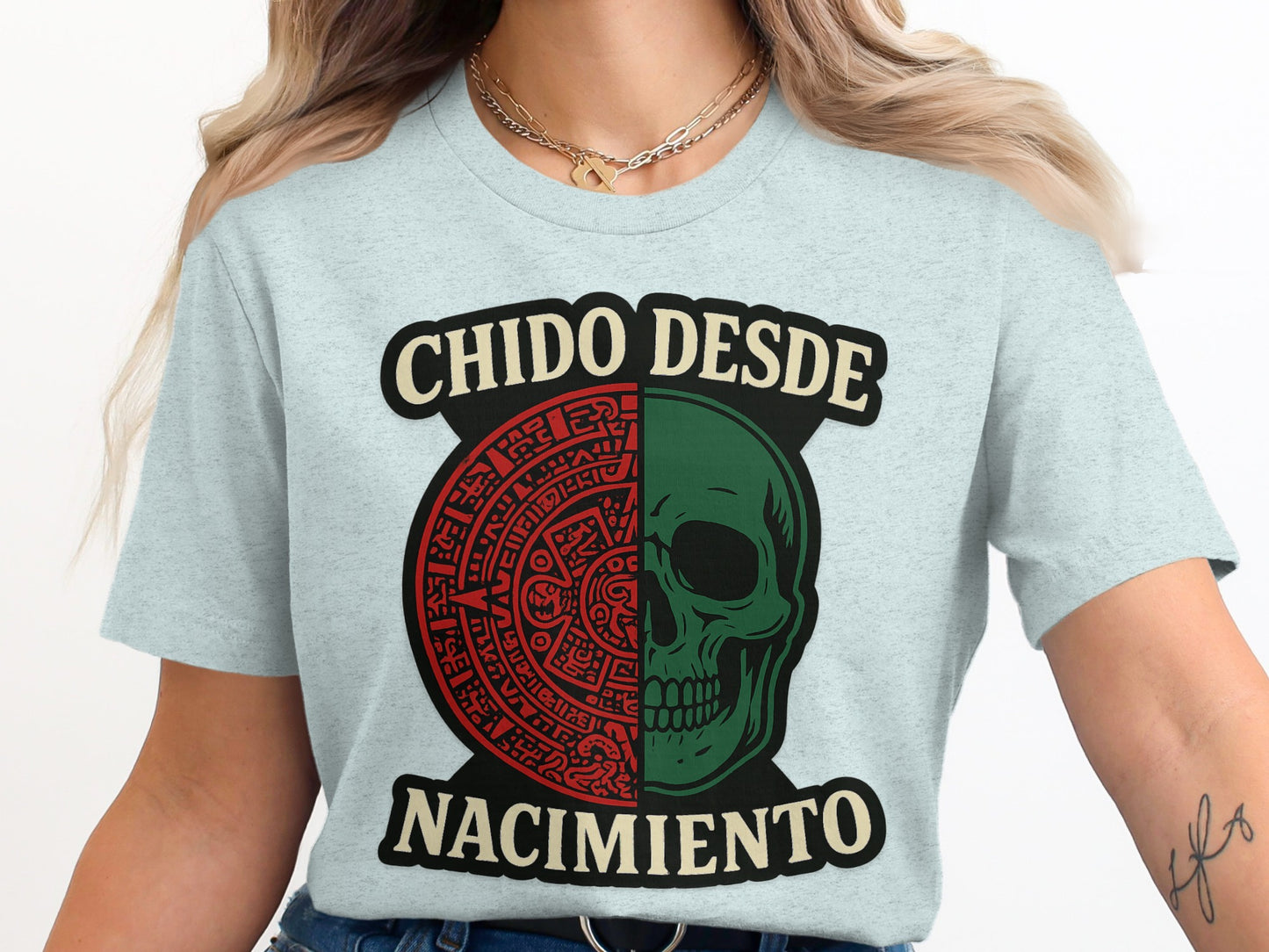 Chido Desde Nacimiento Skull Graphic T-Shirt product type