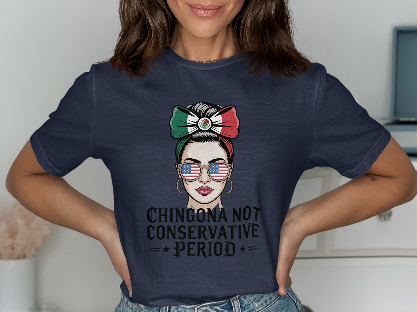 Chingona Not Conservative Period Graphic Tee product type