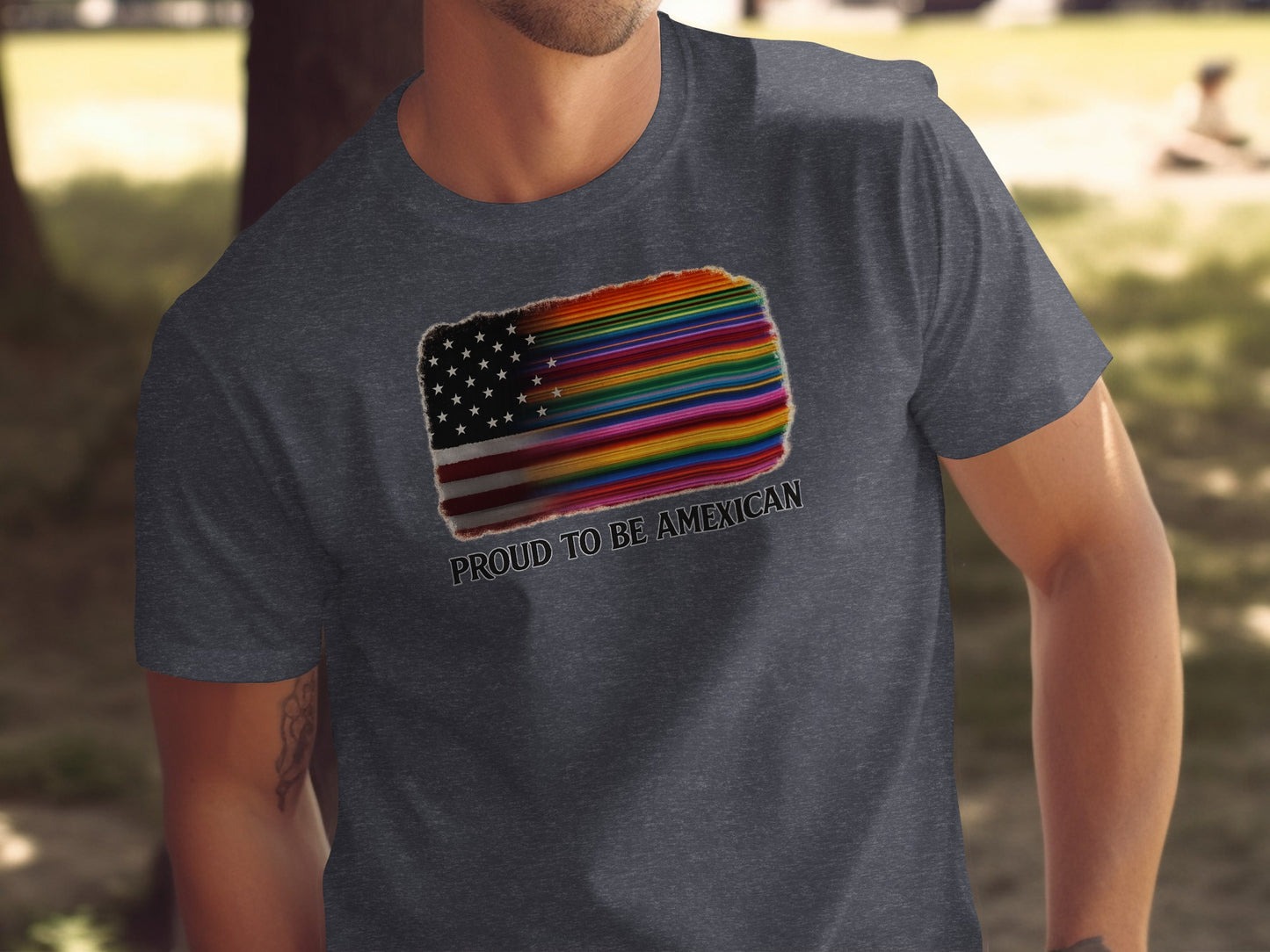 Proud To Be American Rainbow Flag Graphic T-shirt product