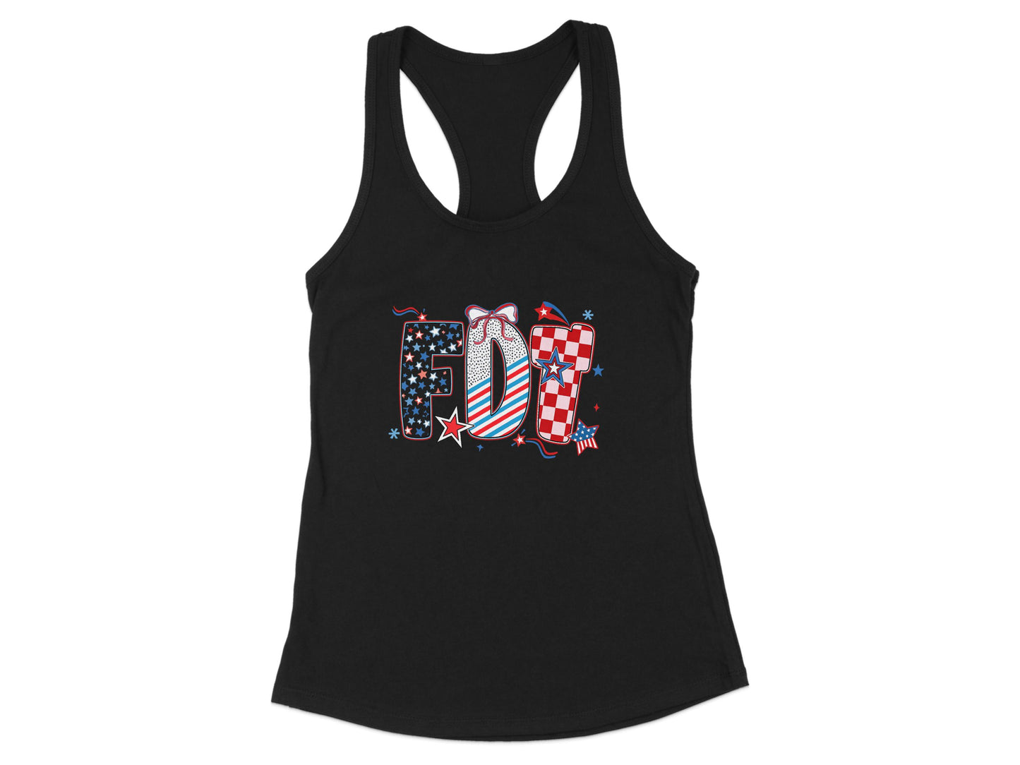 Patriotic Print Workout Tank Top Fashion Shirt product type