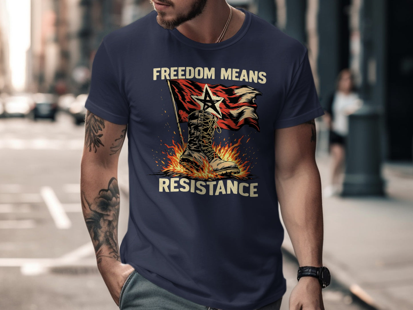 Freedom Means Resistance Graphic T-shirt Product