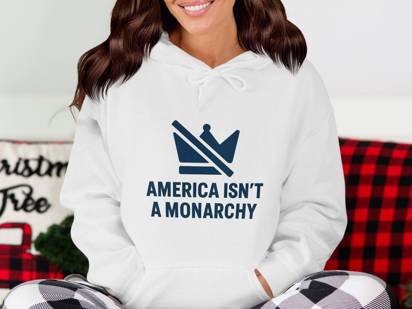 America Isn't a Monarchy Statement Hoodie product