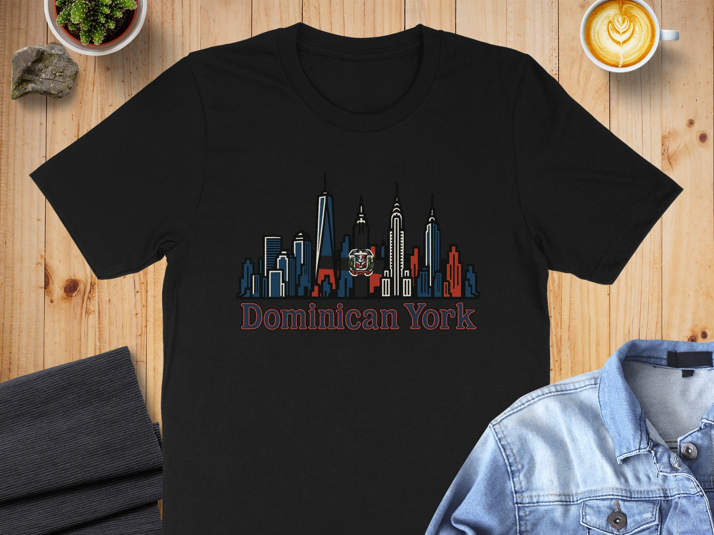 Dominican York Skyline Graphic T-Shirt Clothing product