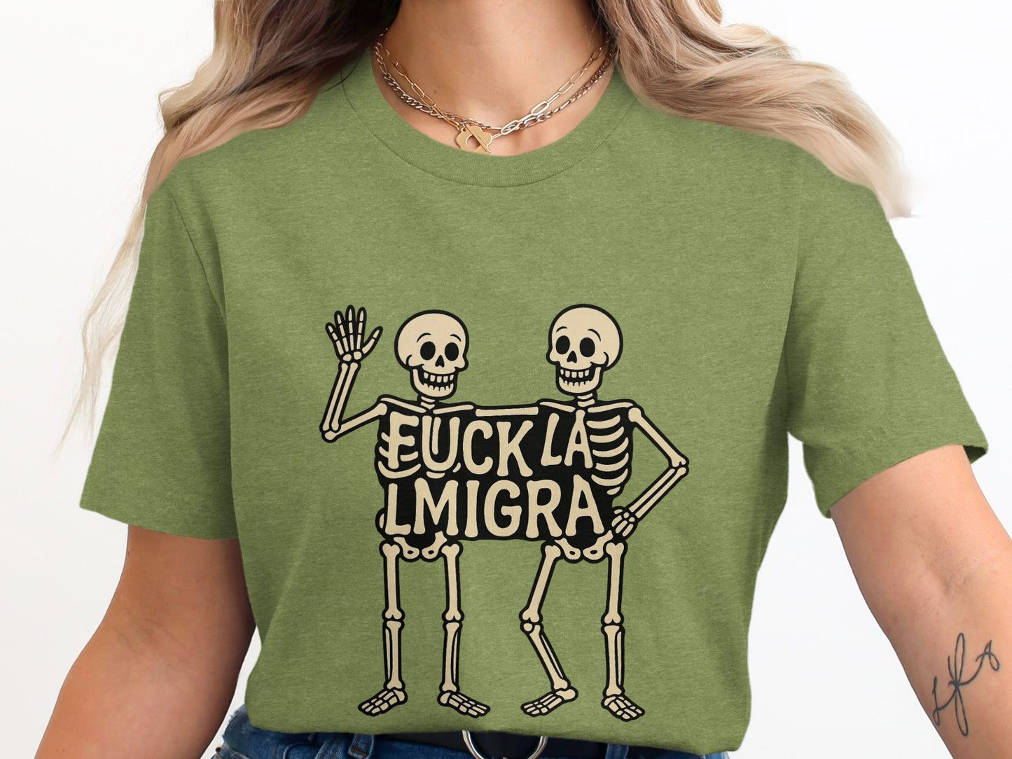 Funny Skeleton Graphic T-Shirt Casual Wear Product Type