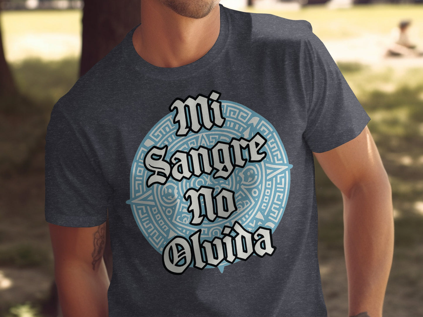 Mi Sangre No Olvida Men's Graphic Shirt product type