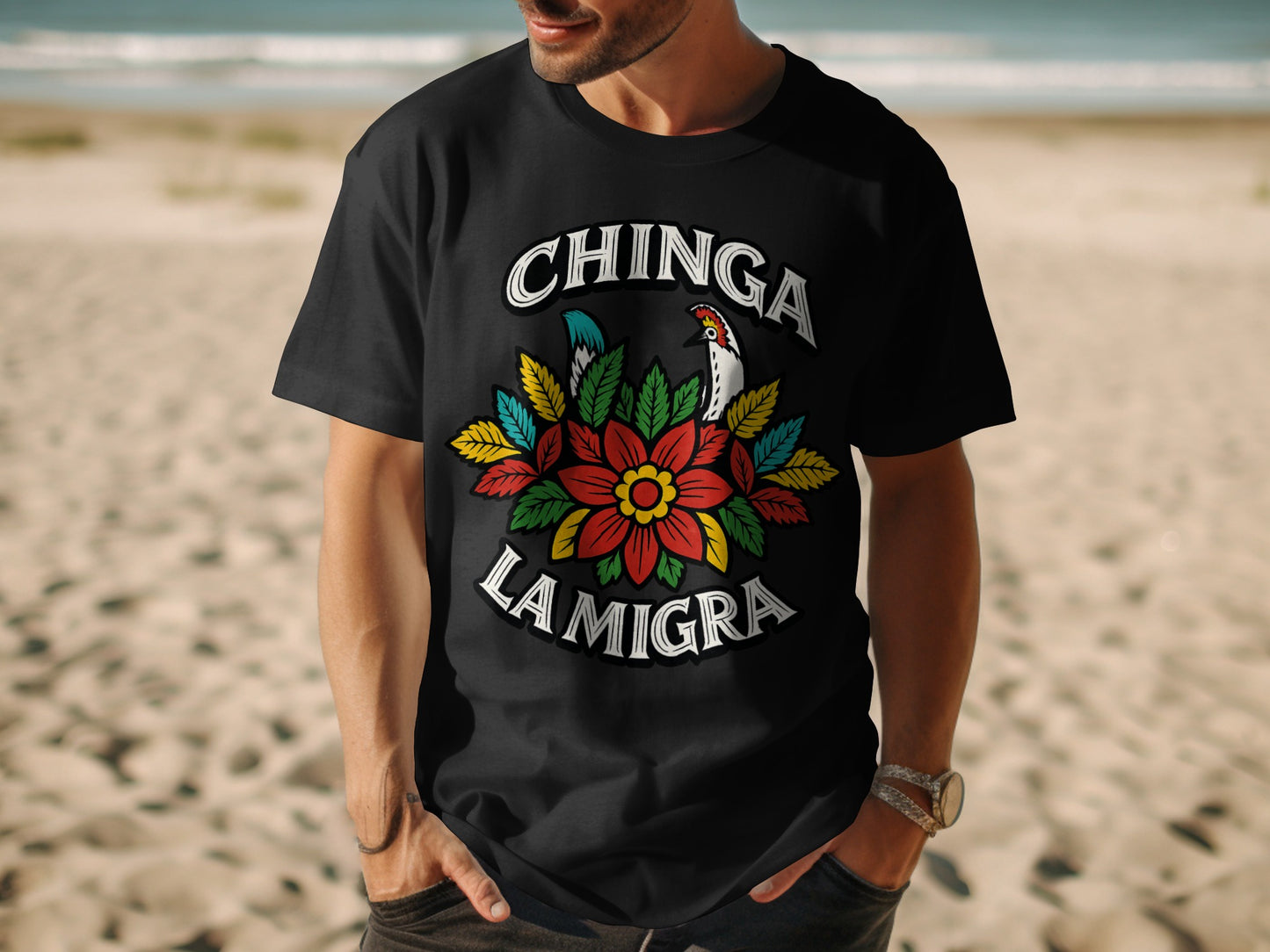 Chinga Lamigra Floral Graphic Print T-Shirt product