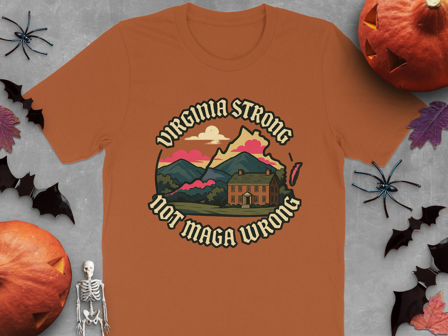 Virginia Strong Not Maga Wrong T-Shirt product