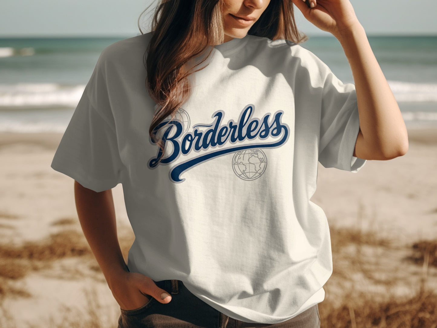 Borderless Graphic Tee Ideal Beachwear Casual product type