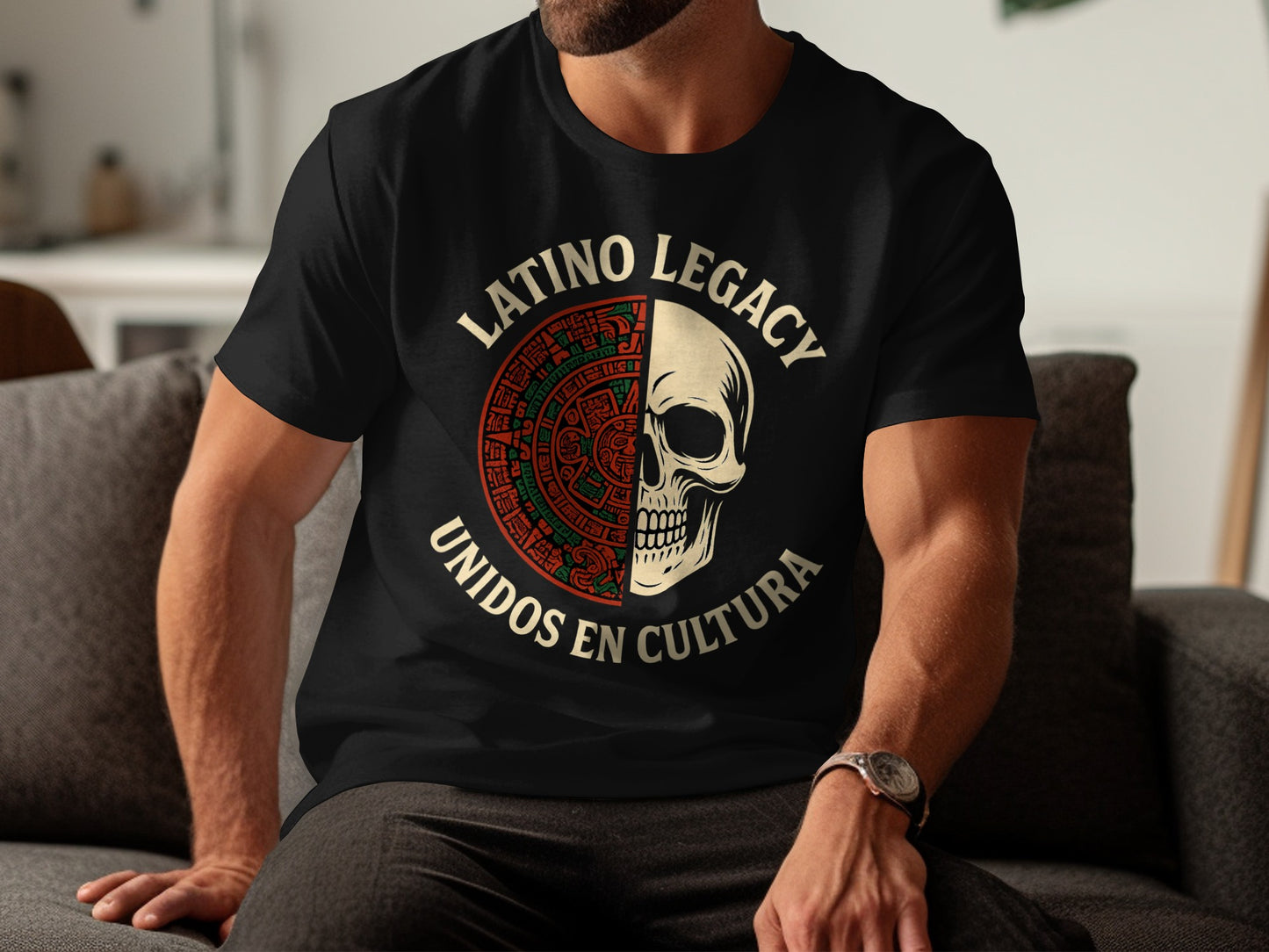 Latino Legacy Unidos En Cultura Print T-Shirt product type