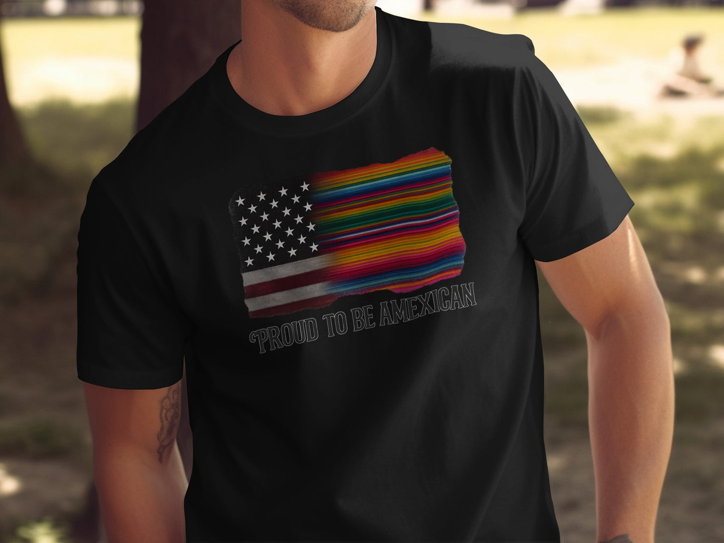 Proud To Be Amexican Flag Design Shirt product type