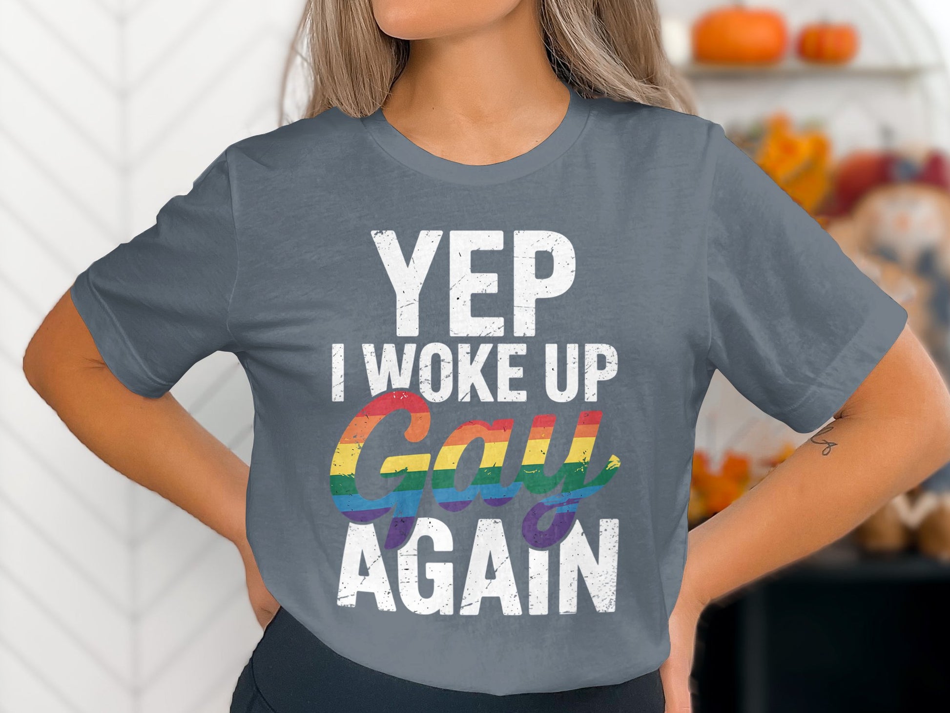Yep I Woke Up Gay Again Graphic Shirt product type