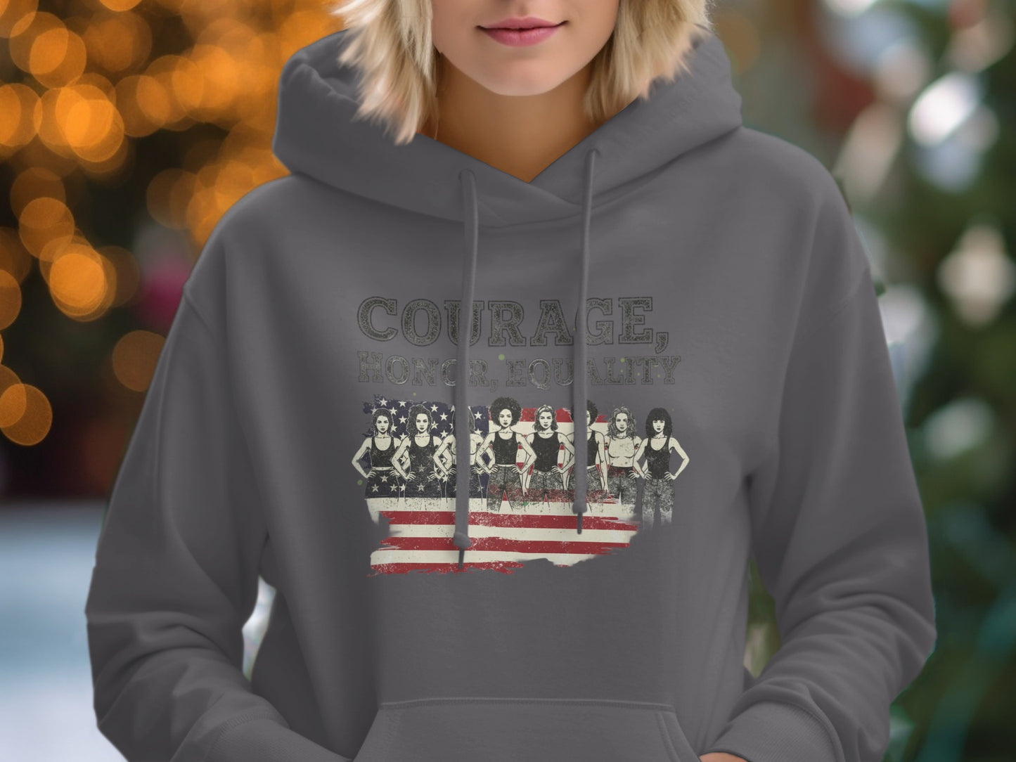 Inspirational Courage Equality Hooded Sweatshirt product type