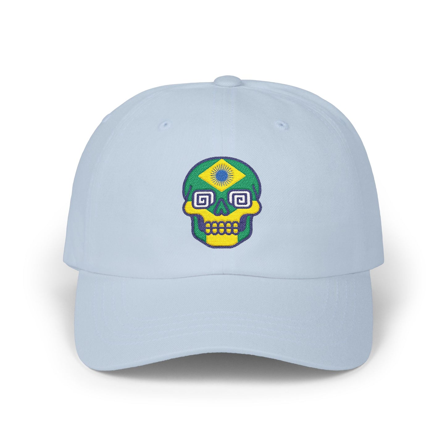 Colorful Skull Classic Dad Cap - Trendy Summer Hat for Music Festivals, Beach Days, Casual Outings, Unique Gift for Him, Adjustable Snapback