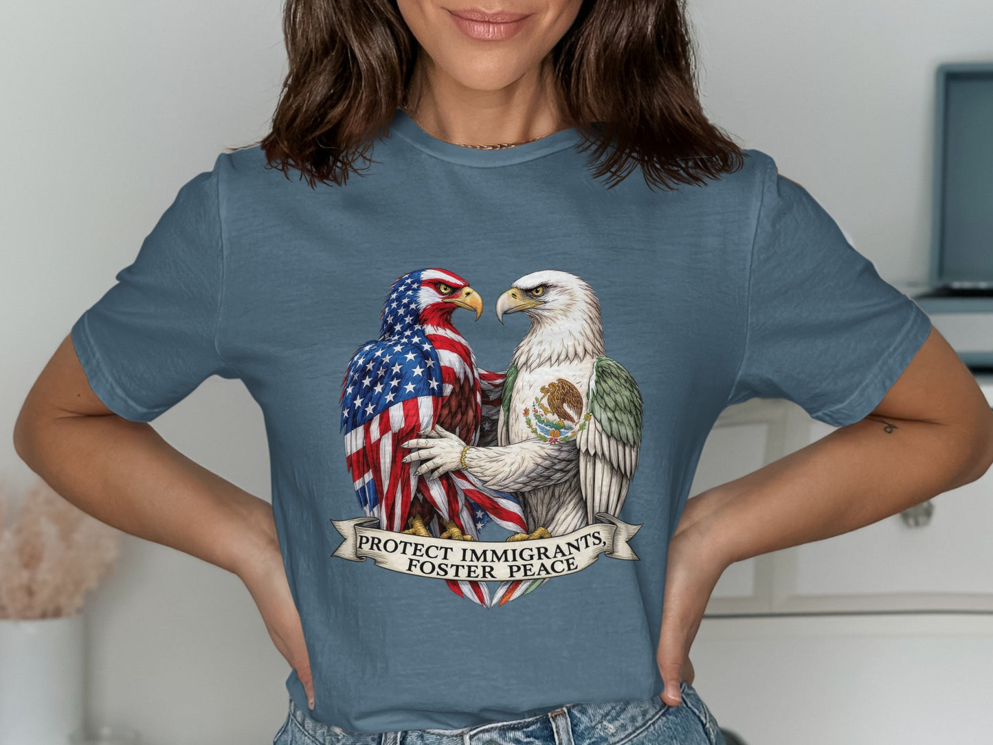 American Eagle Protect Immigrants Foster Peace product type