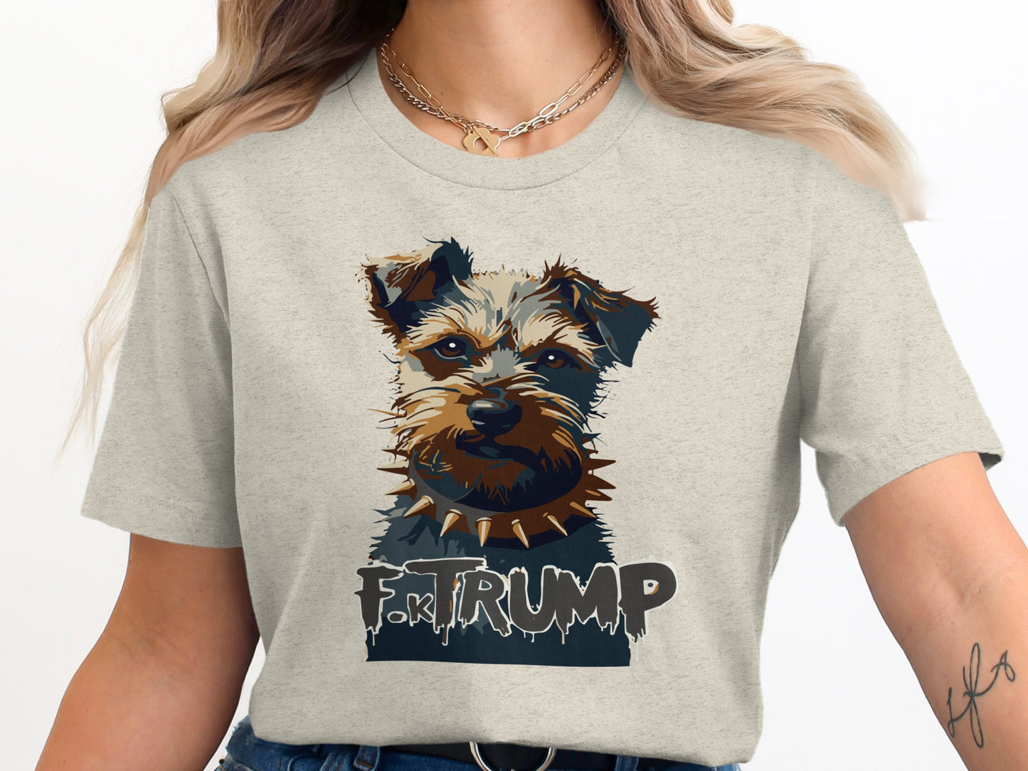 Fck Trump Yorkshire Terrier Dog Graphic T-shirt product