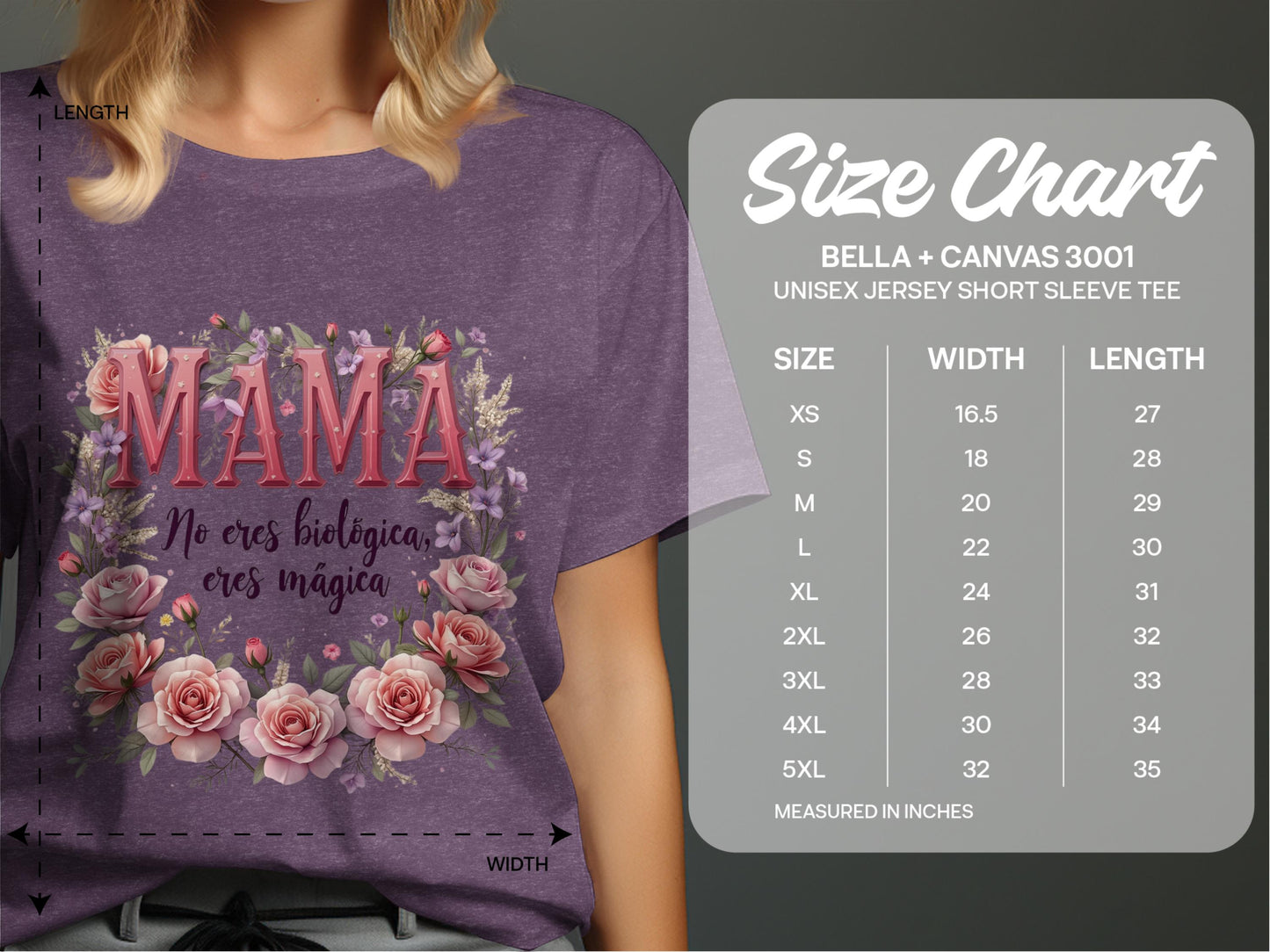 MAMA Floral Design Graphic Unisex Jersey Short Sleeve Tee product type