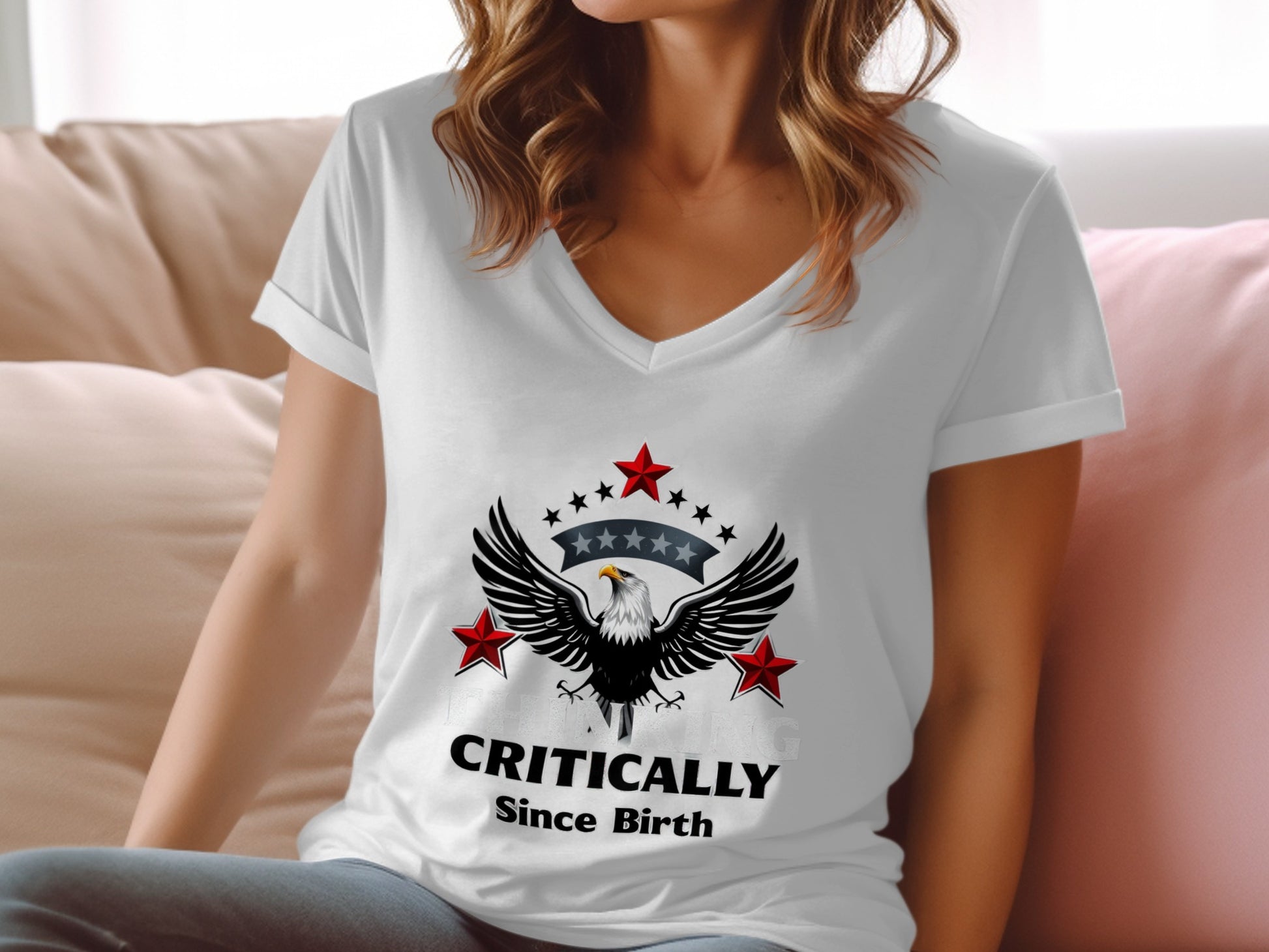 Critically Since Birth Proud Eagle Graphic Shirt product