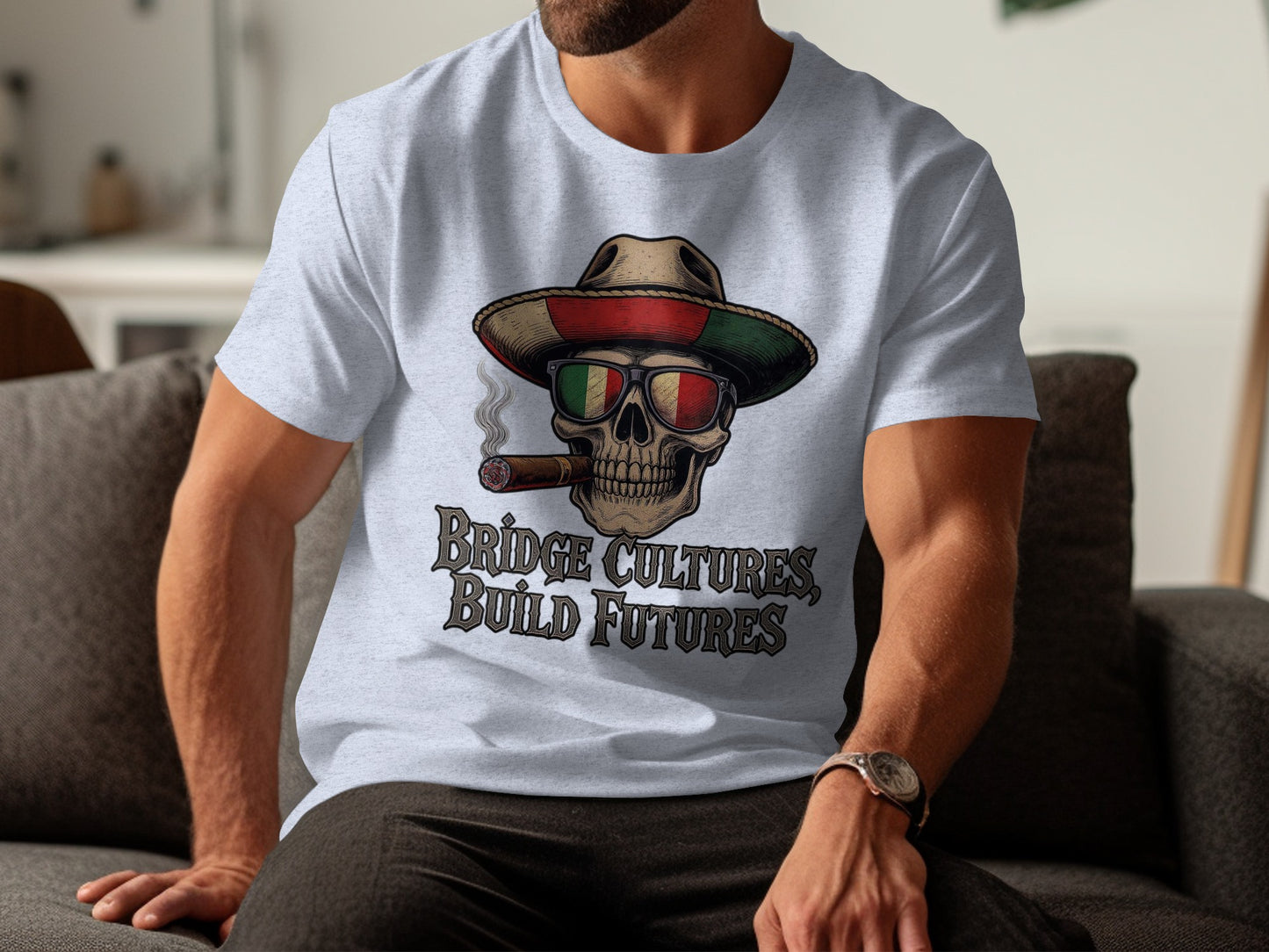 Unique Bridge Cultures Build Futures T-shirt product