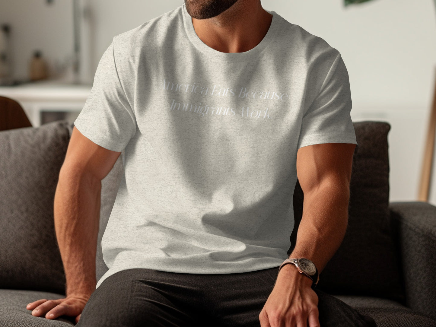 America Eats Because Immigrants Work T-shirt product