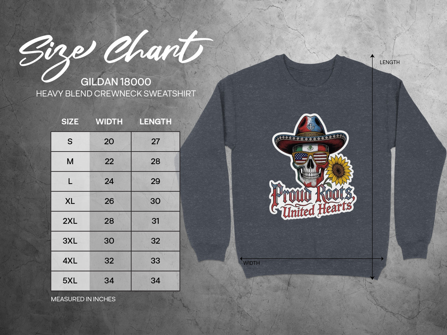 Proud Roots United Hearts Graphic Crewneck Sweatshirt product