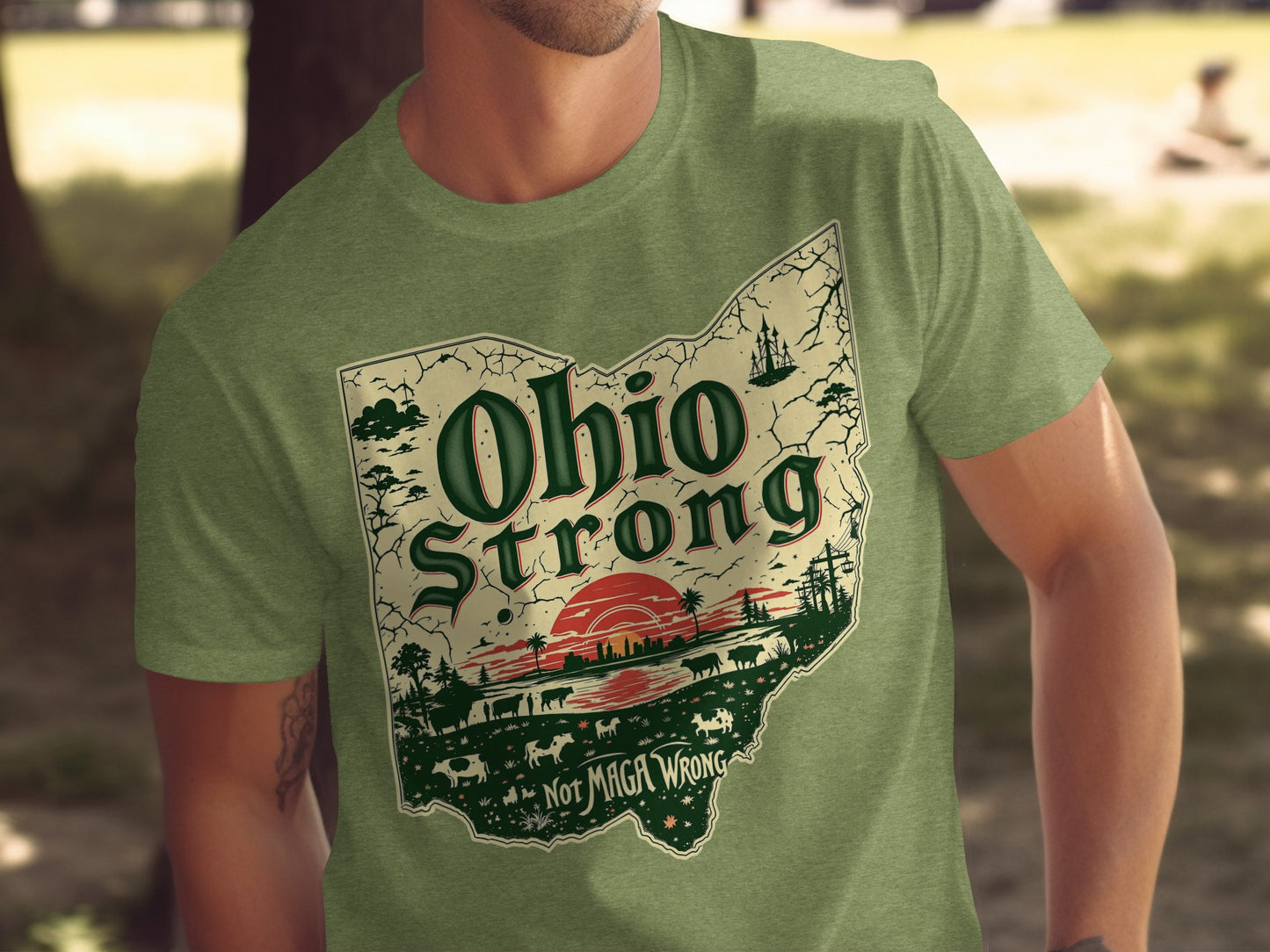 Ohio Strong Graphic T-Shirt Not Maga Wrong product type