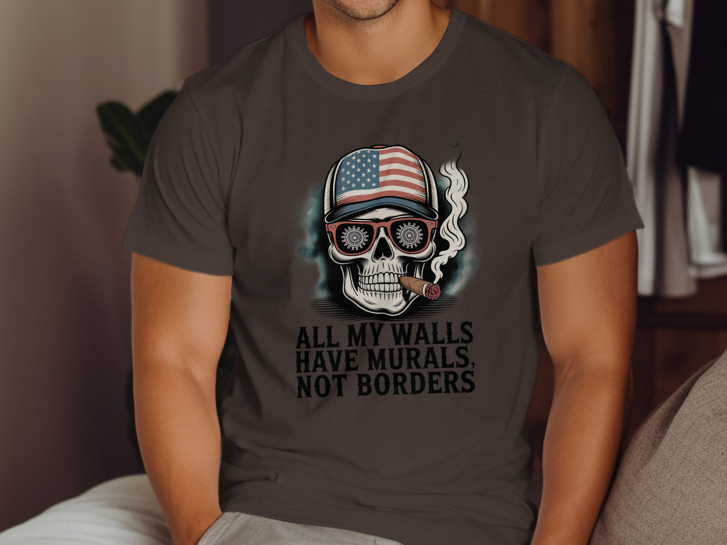 All My Walls Have Murals Not Borders T-shirt product
