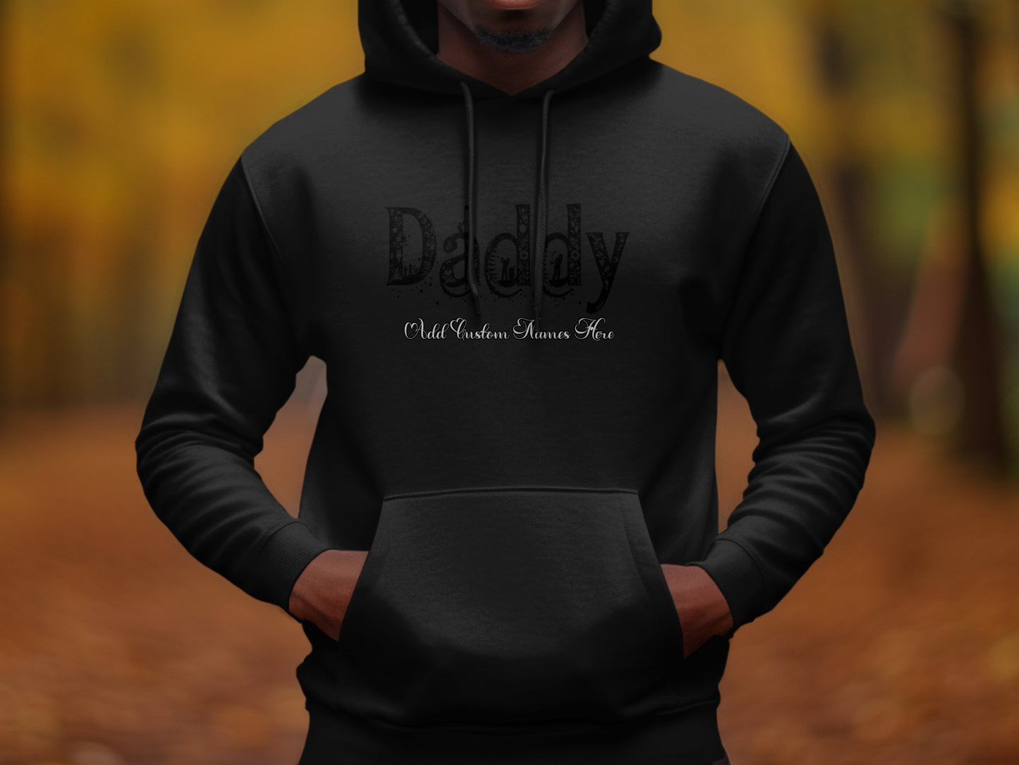 Custom Daddy Hoodie Personalized Apparel Product