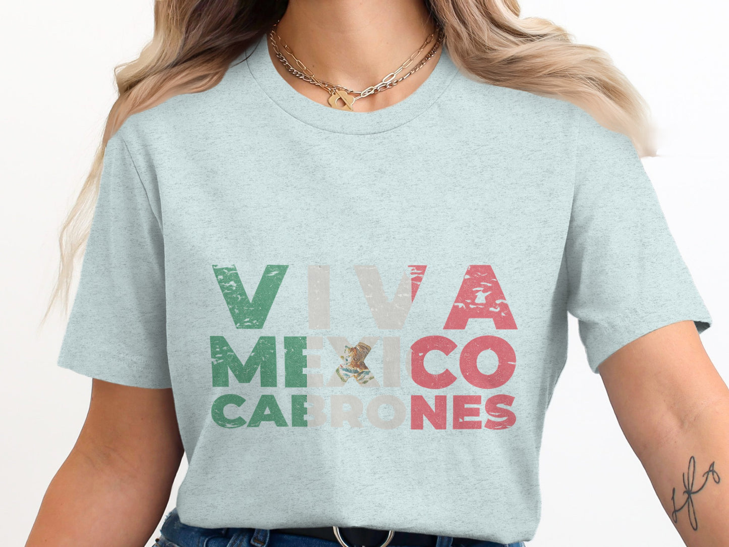 Viva Mexico Cabrones Graphic Tee Shirt product
