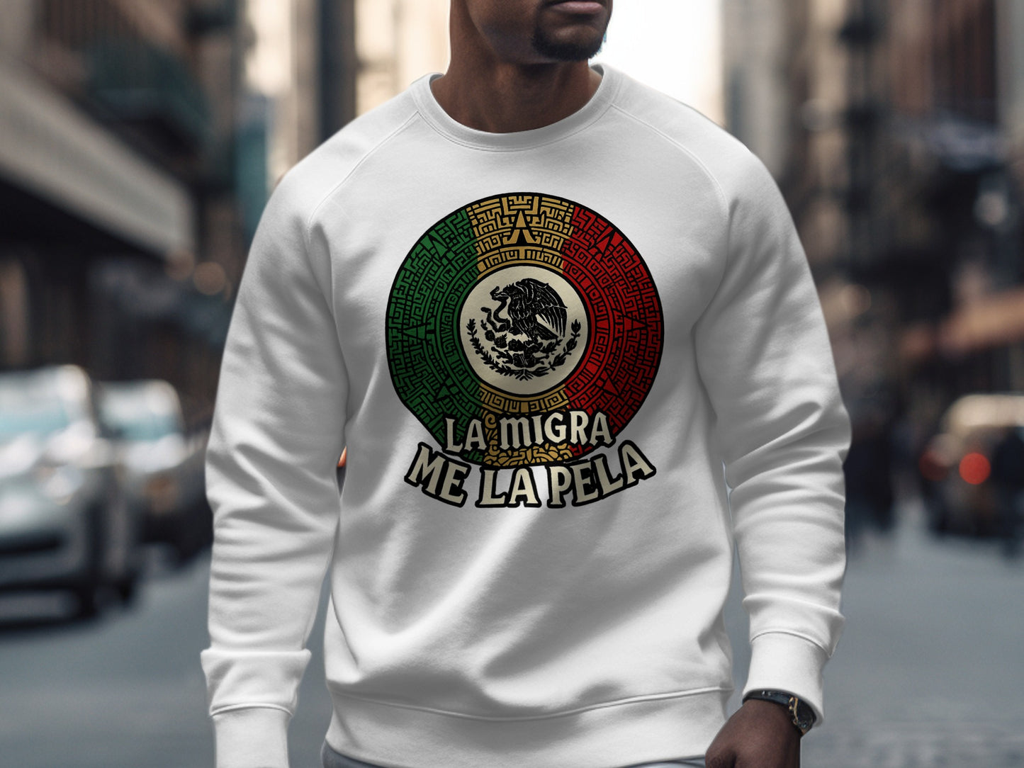 La Migra Me La Pela Graphic Sweatshirt product