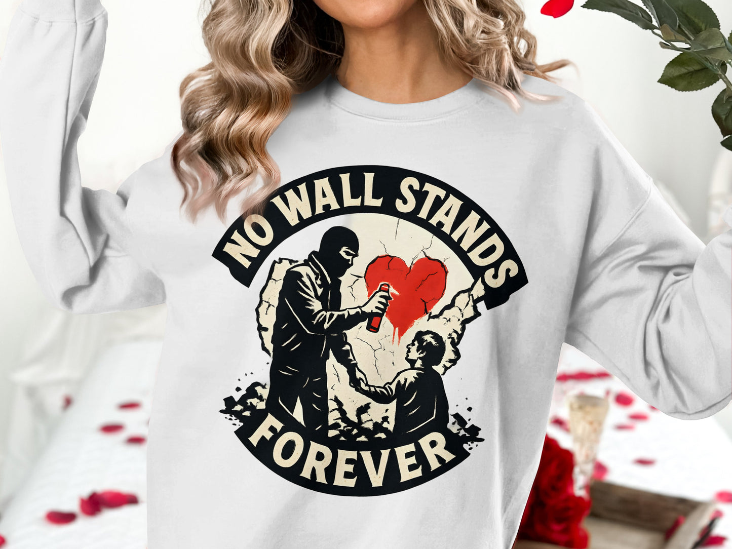 No Wall Stands Forever Graphic Sweatshirt product