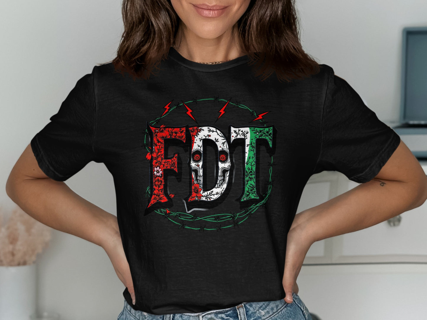 Vintage Style FDT Graphic Tee Shirt product type
