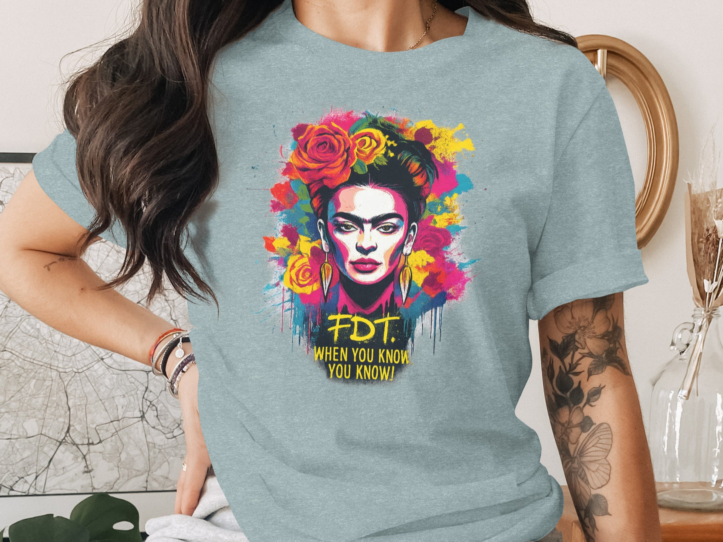 Vibrant Artistic Statement Tee FDT Graphic Shirt product