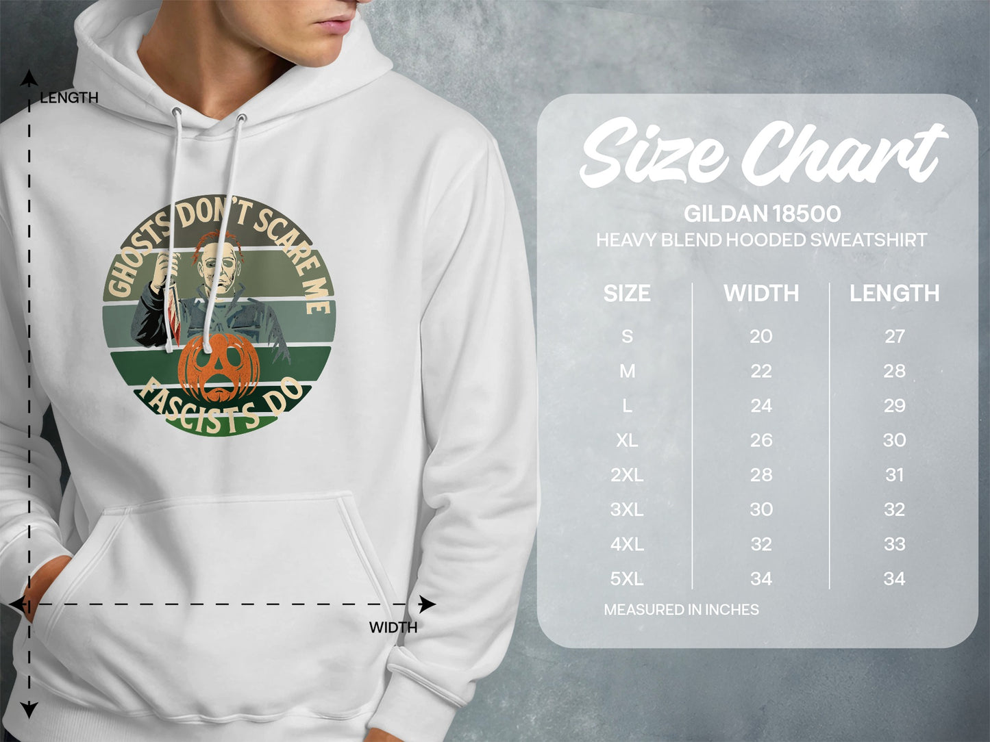 Ghosts Don't Scare Me Fascists Do Hoodie product