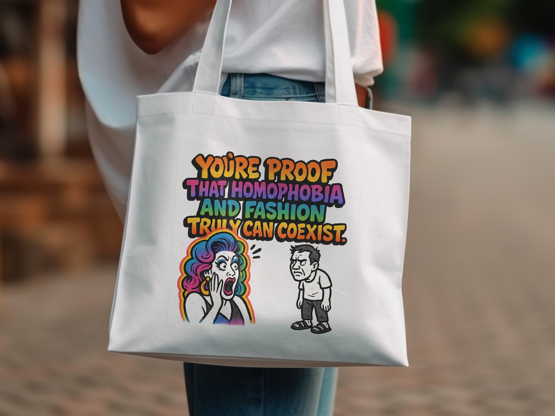 You're Proof That Homophobia And Fashion Tote product
