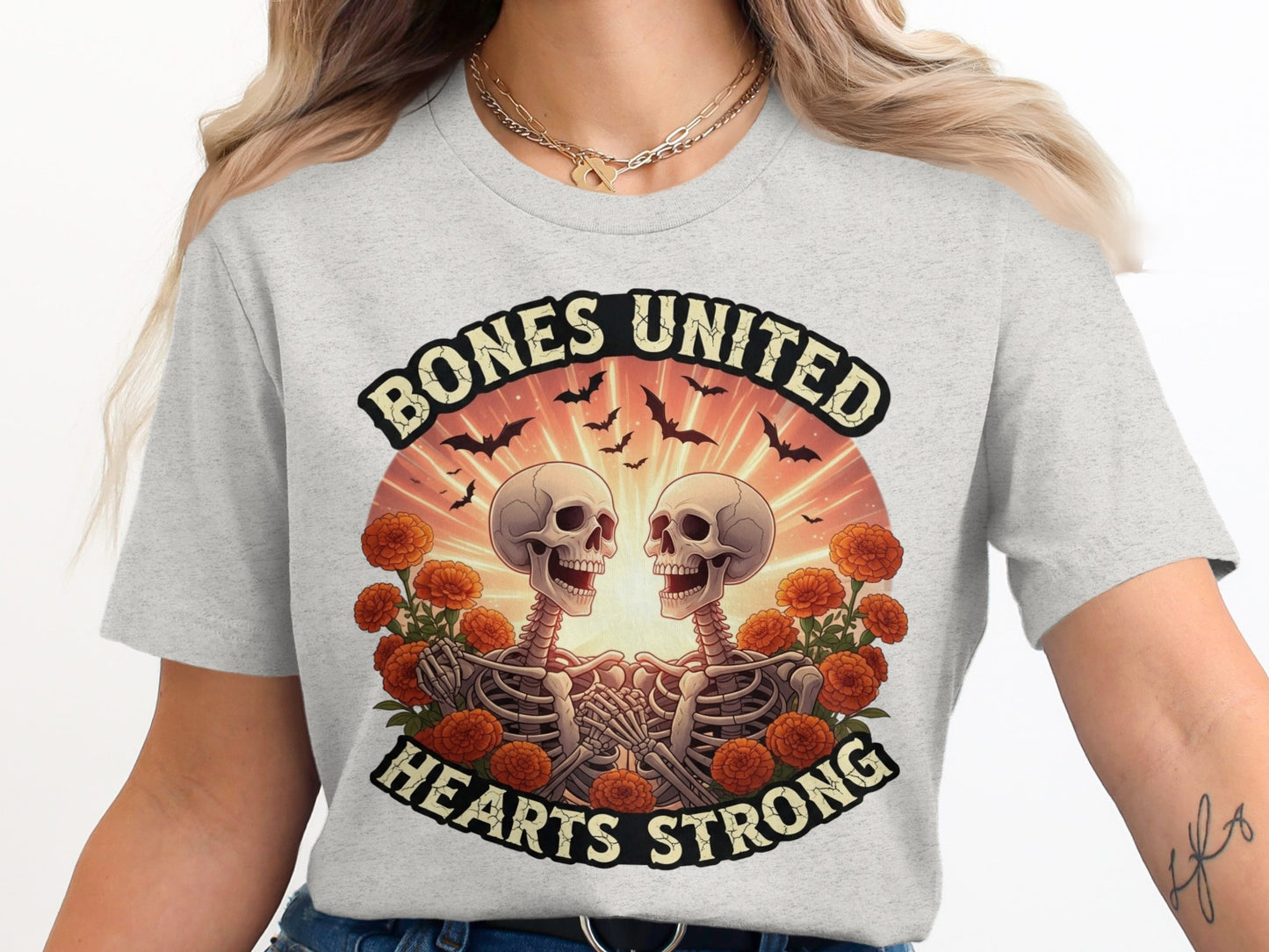 Bones United Hearts Strong Graphic T-Shirt product