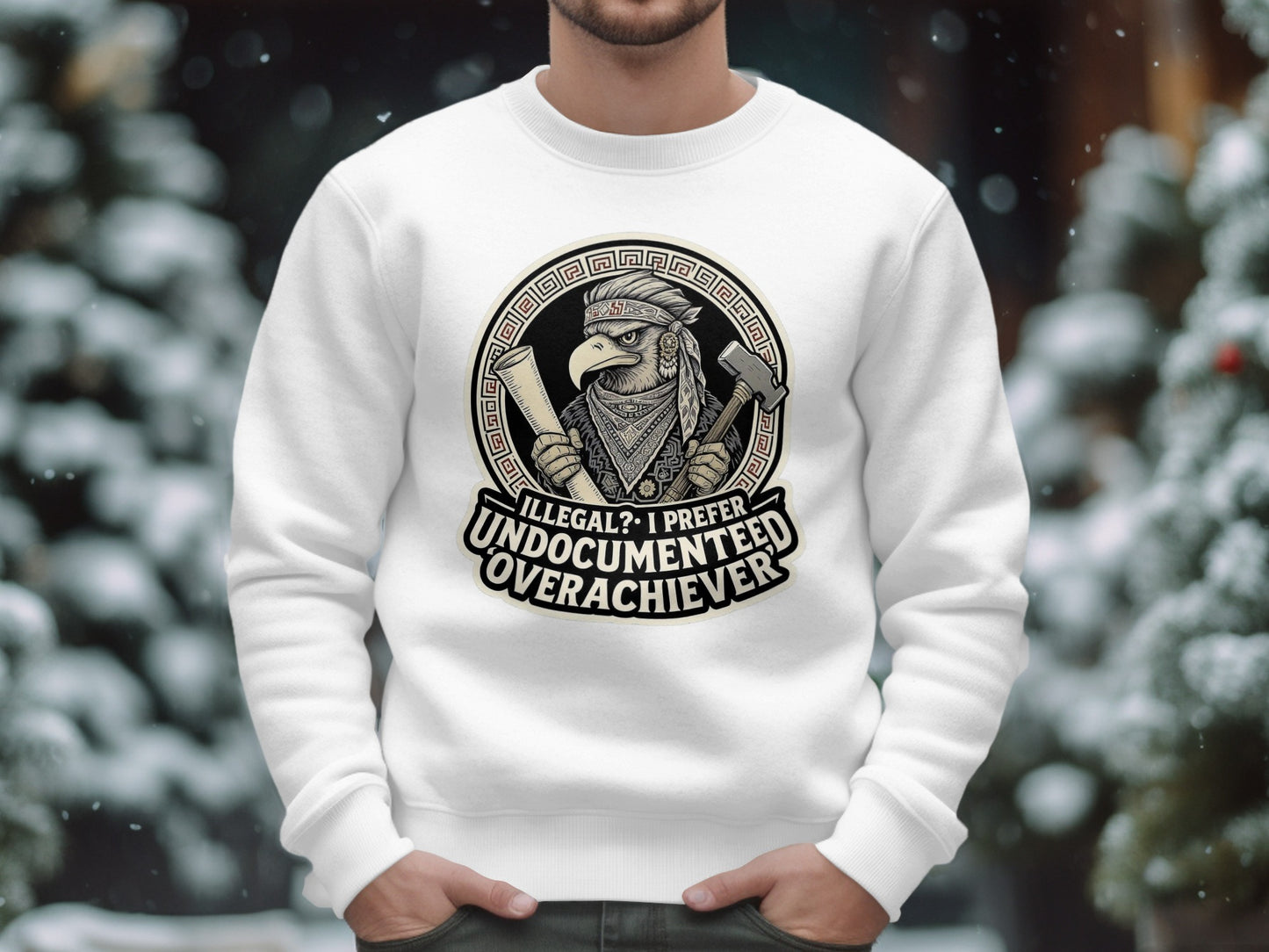 Undocumented Overachiever Graphic Sweatshirt product