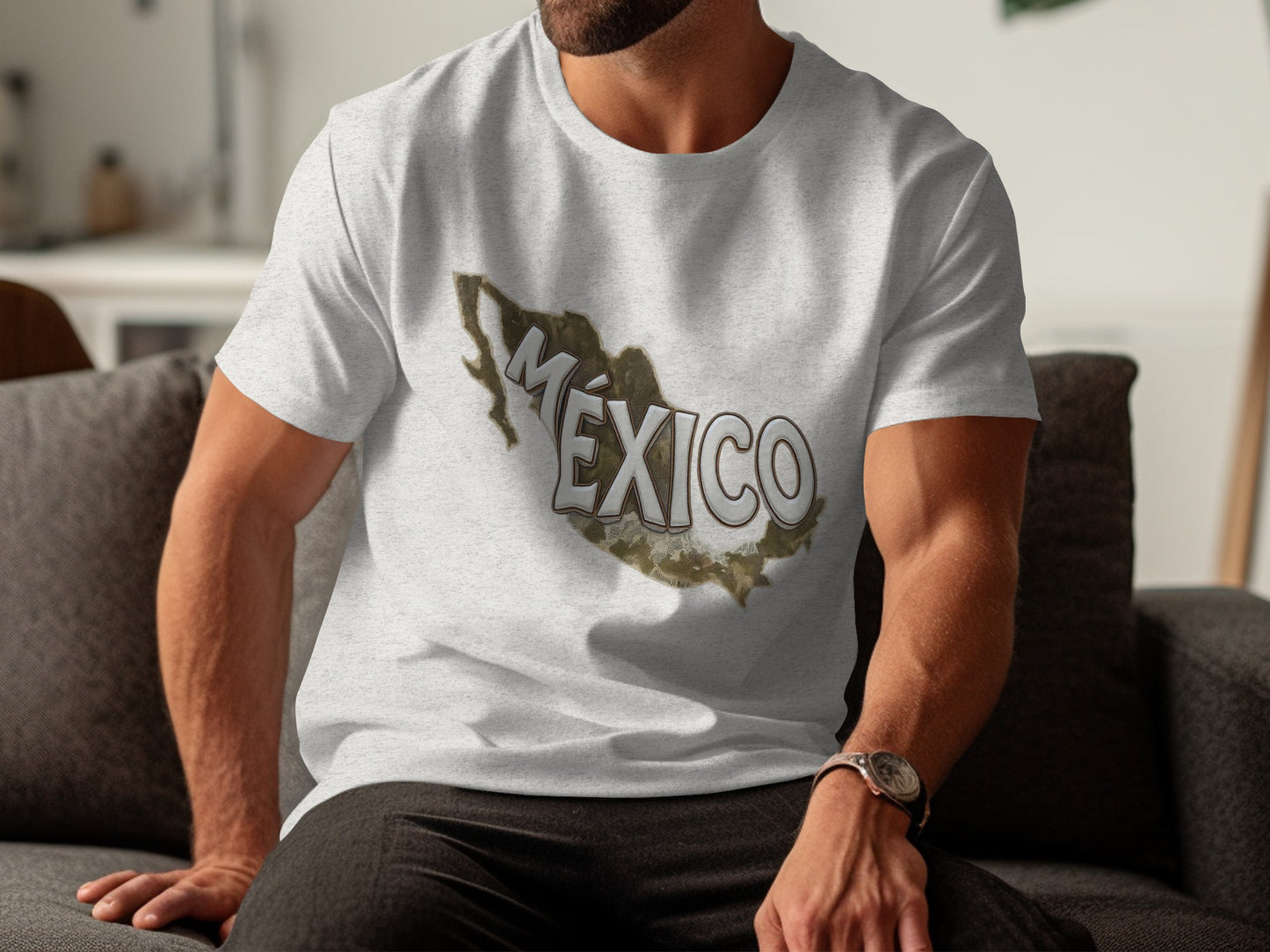 Artistic Mexico Graphic Print Comfortable T-shirt product