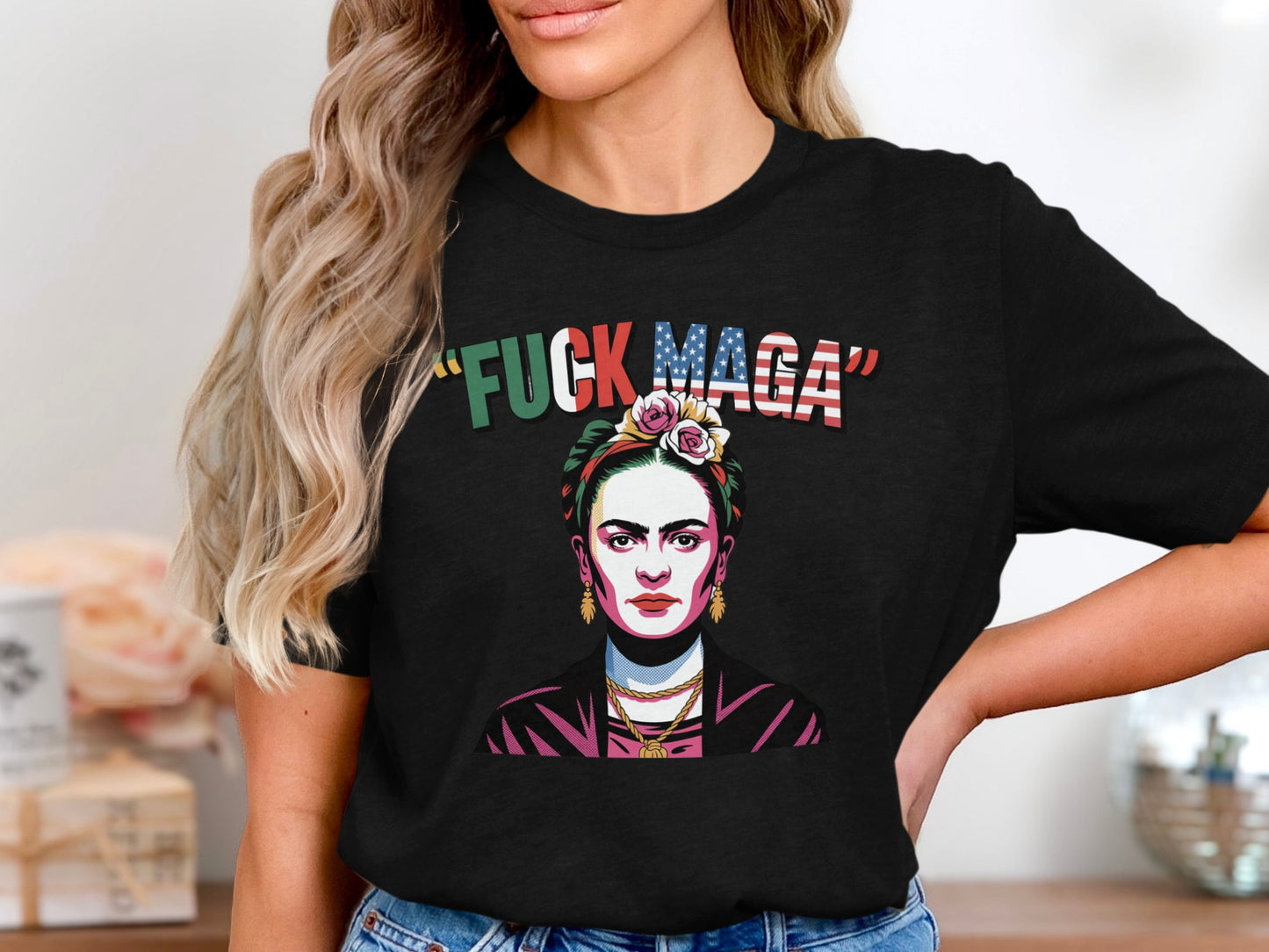 F*CK MAGA Frida Kahlo Graphic Tee Shirt product type