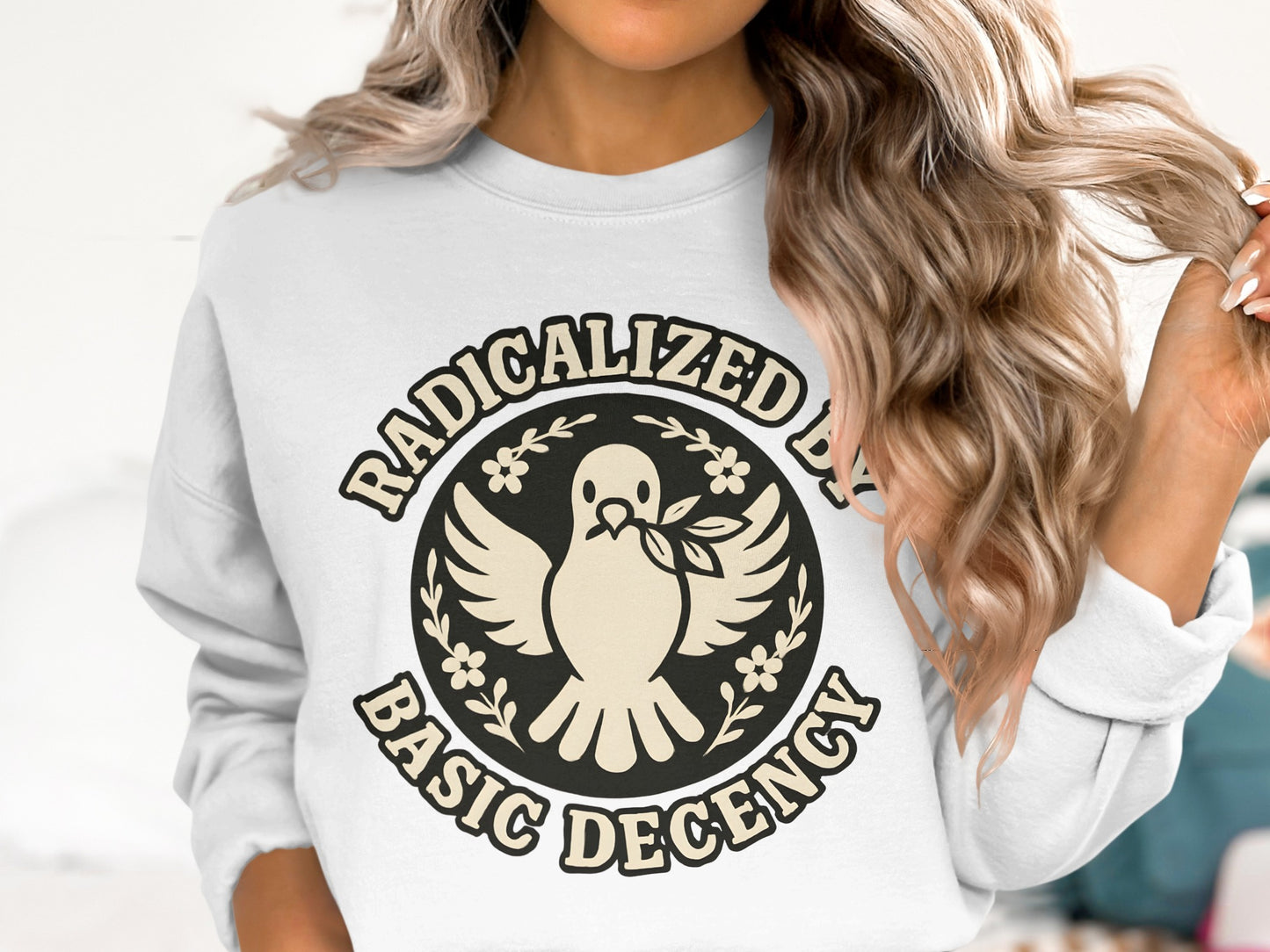 Radicalized By Basic Decency Sweatshirt product