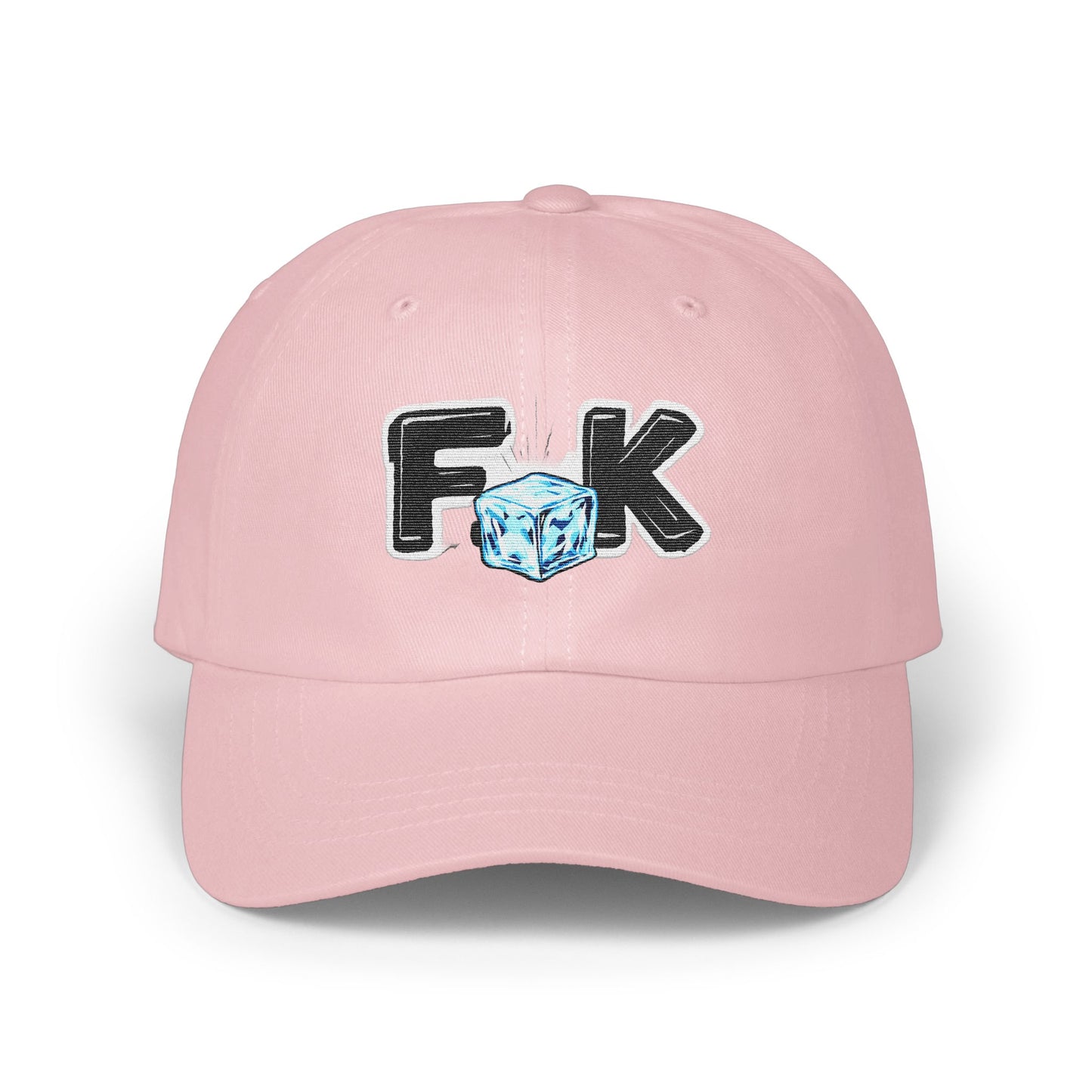 FK Ice Block Embroidered Pink Baseball Cap product type