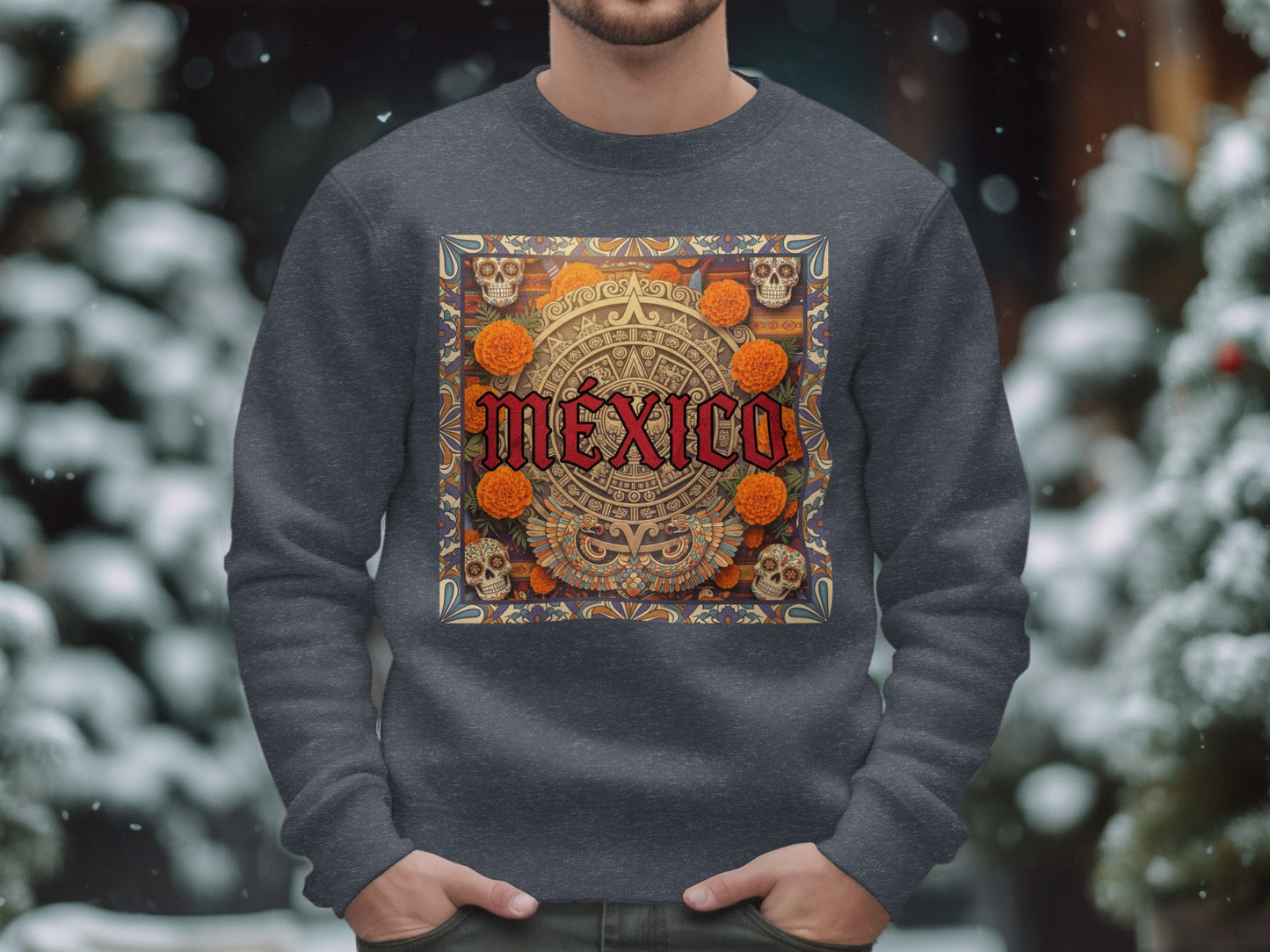 Mexico Themed Graphic Design Sweatshirt Product