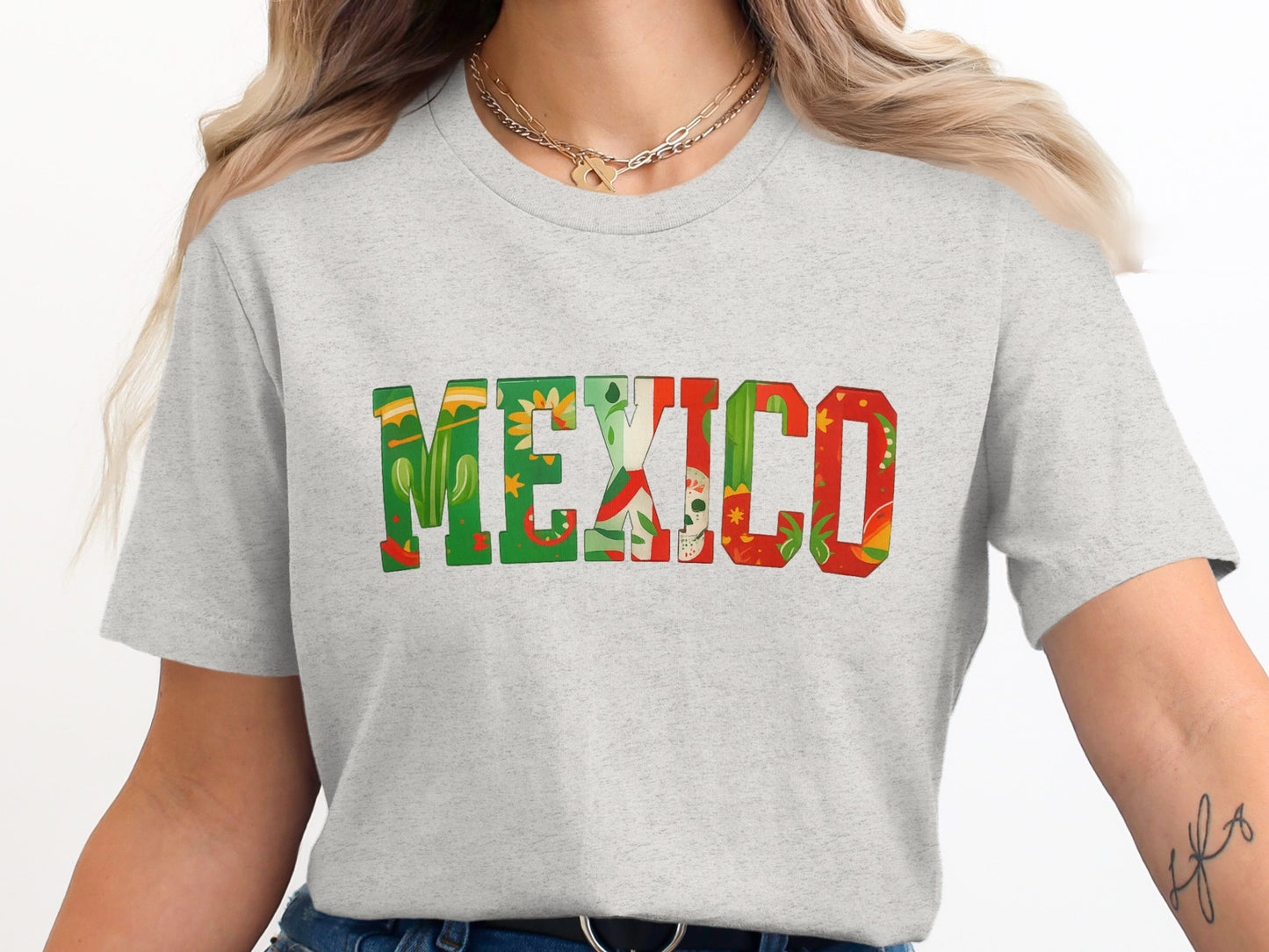 Vibrant Mexico Pattern Graphic T-Shirt product