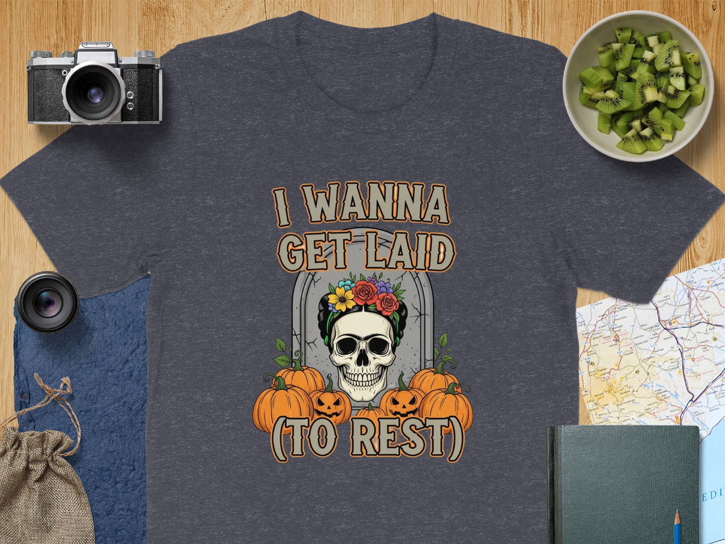 I Wanna Get Laid to Rest Halloween T-shirt product type