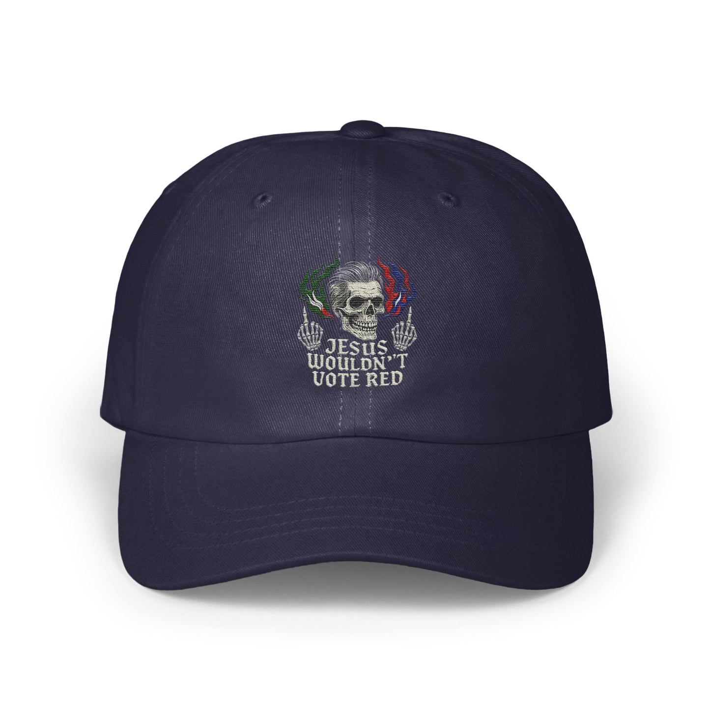 Jesus Wouldn't Vote Red Skull Statement Cap product