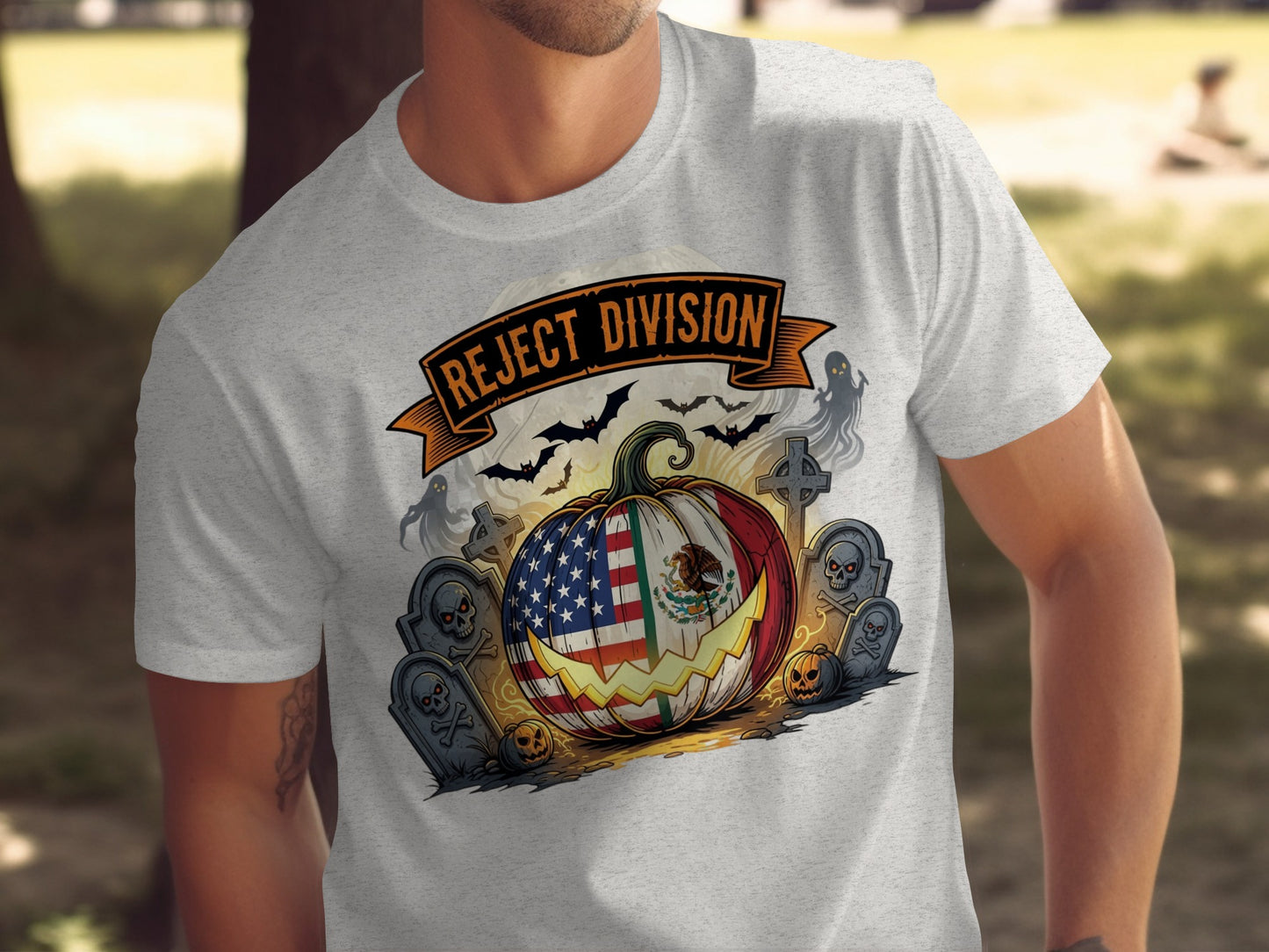 Reject Division Halloween Pumpkin T-Shirt product type