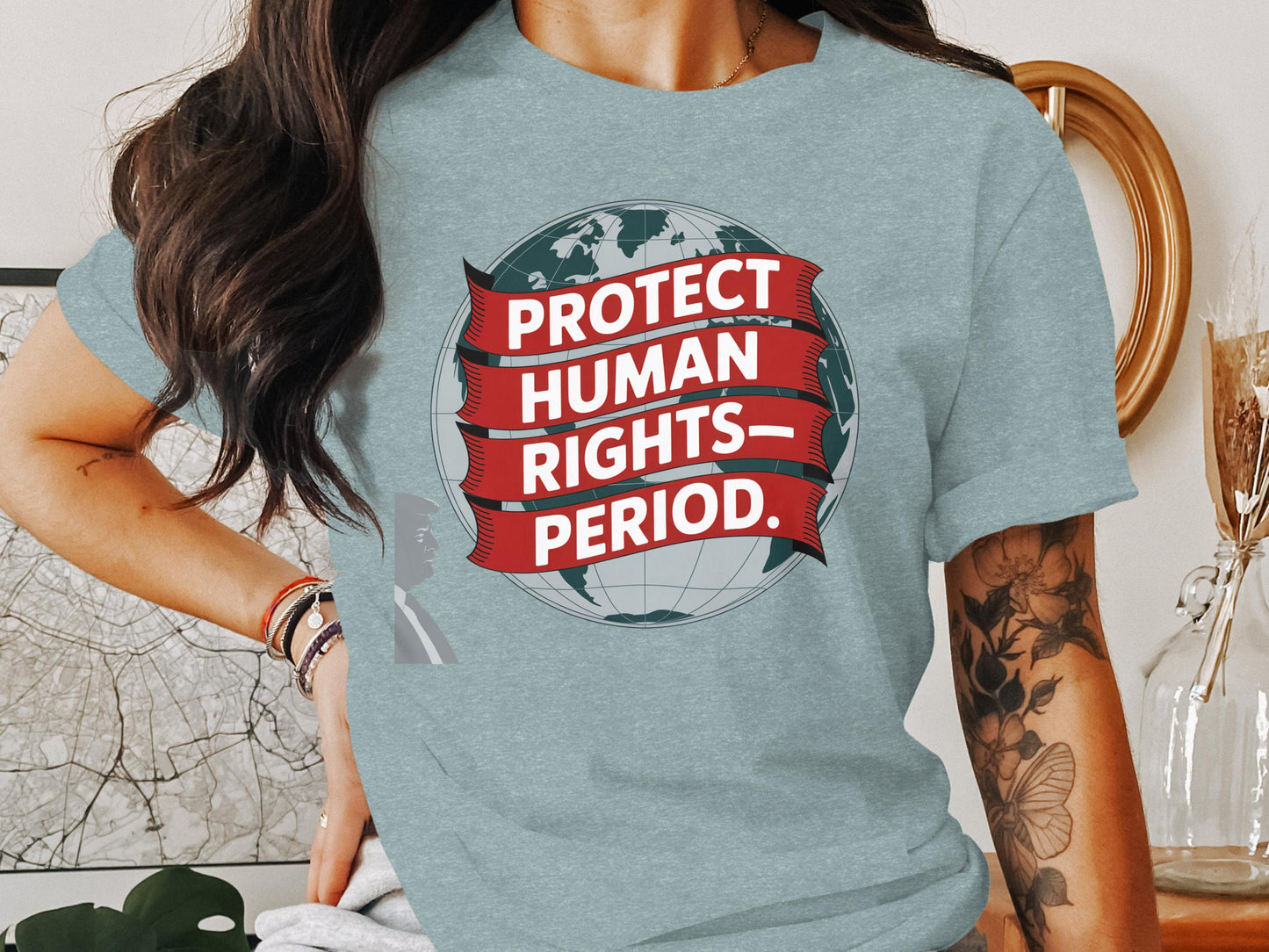 Protect Human Rights Period graphic tee product