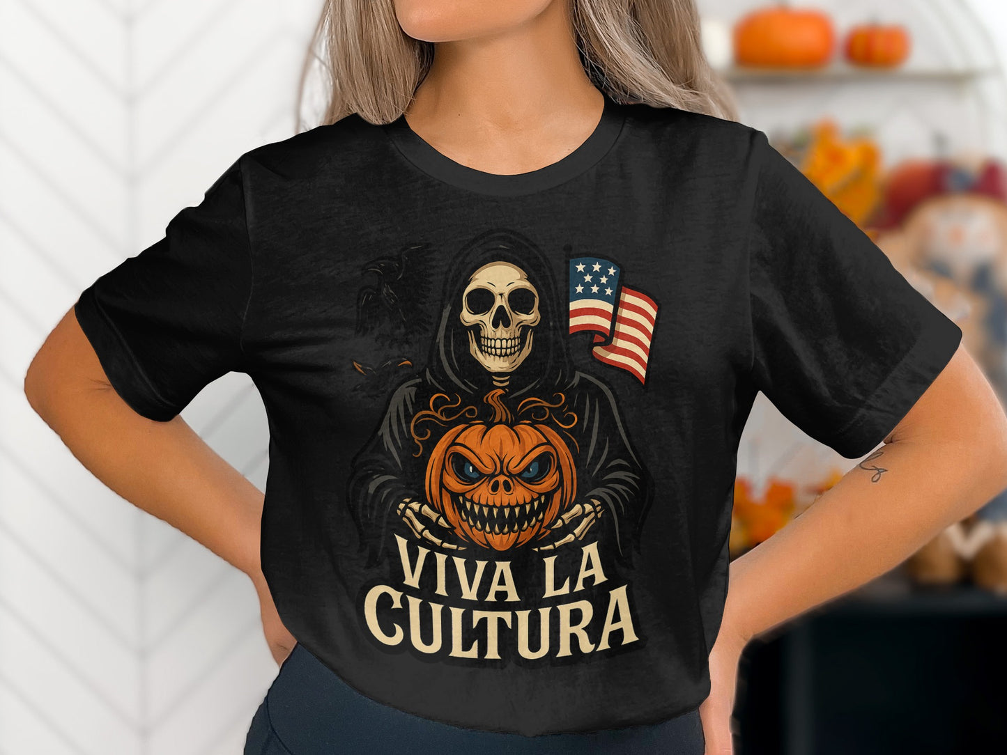 Viva La Cultura Halloween Graphic T-Shirt product
